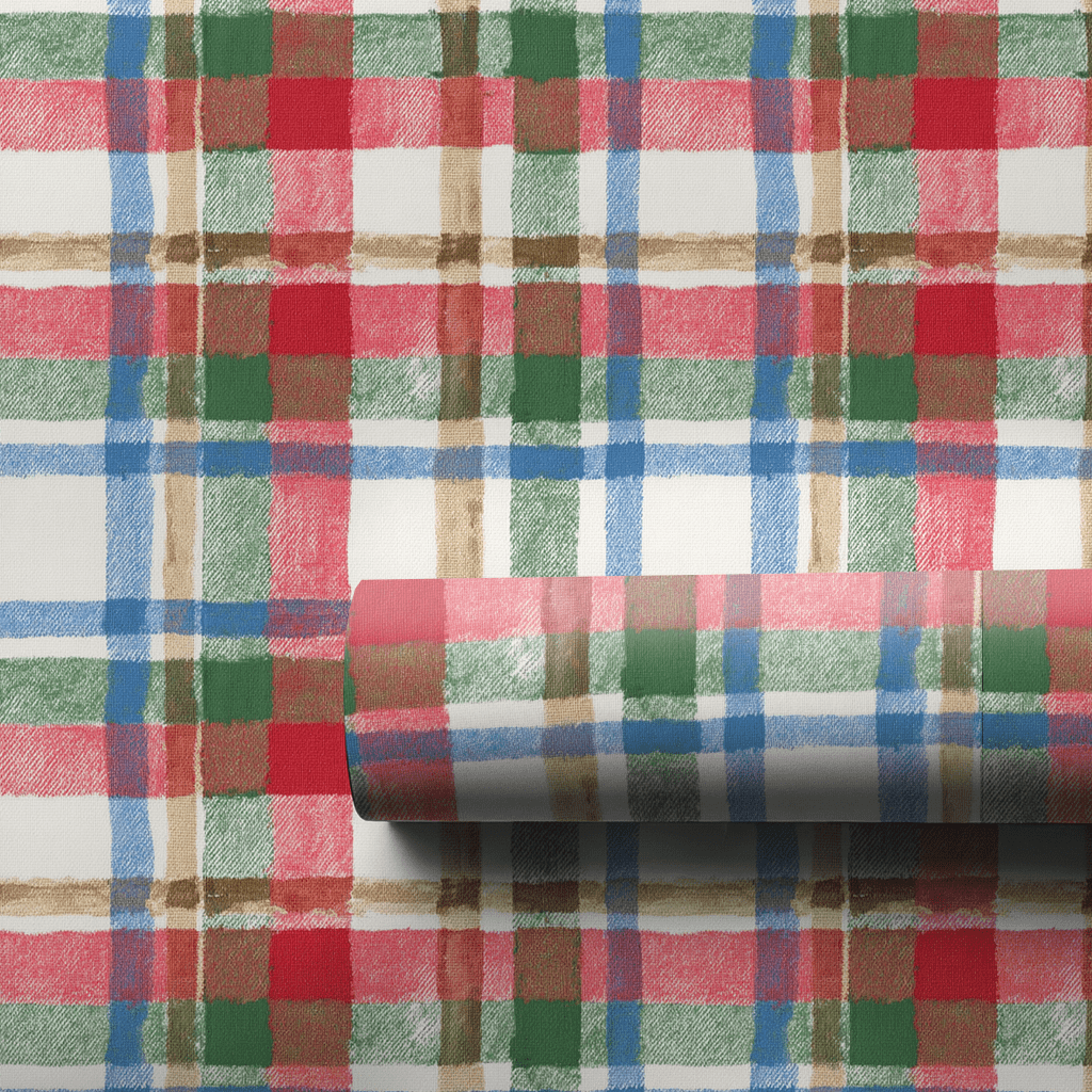 Pembroke Plaid - Wrapping Paper - Benton Lane Home - Lemon Park