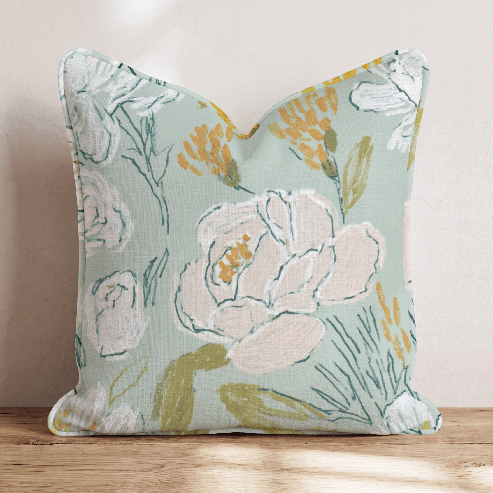 Pencil Petal Throw Pillow - Benton Lane Home - Hillcroft Home
