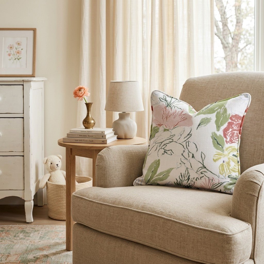 Pencil Petal Two Throw Pillow - Benton Lane Home - Hillcroft Home