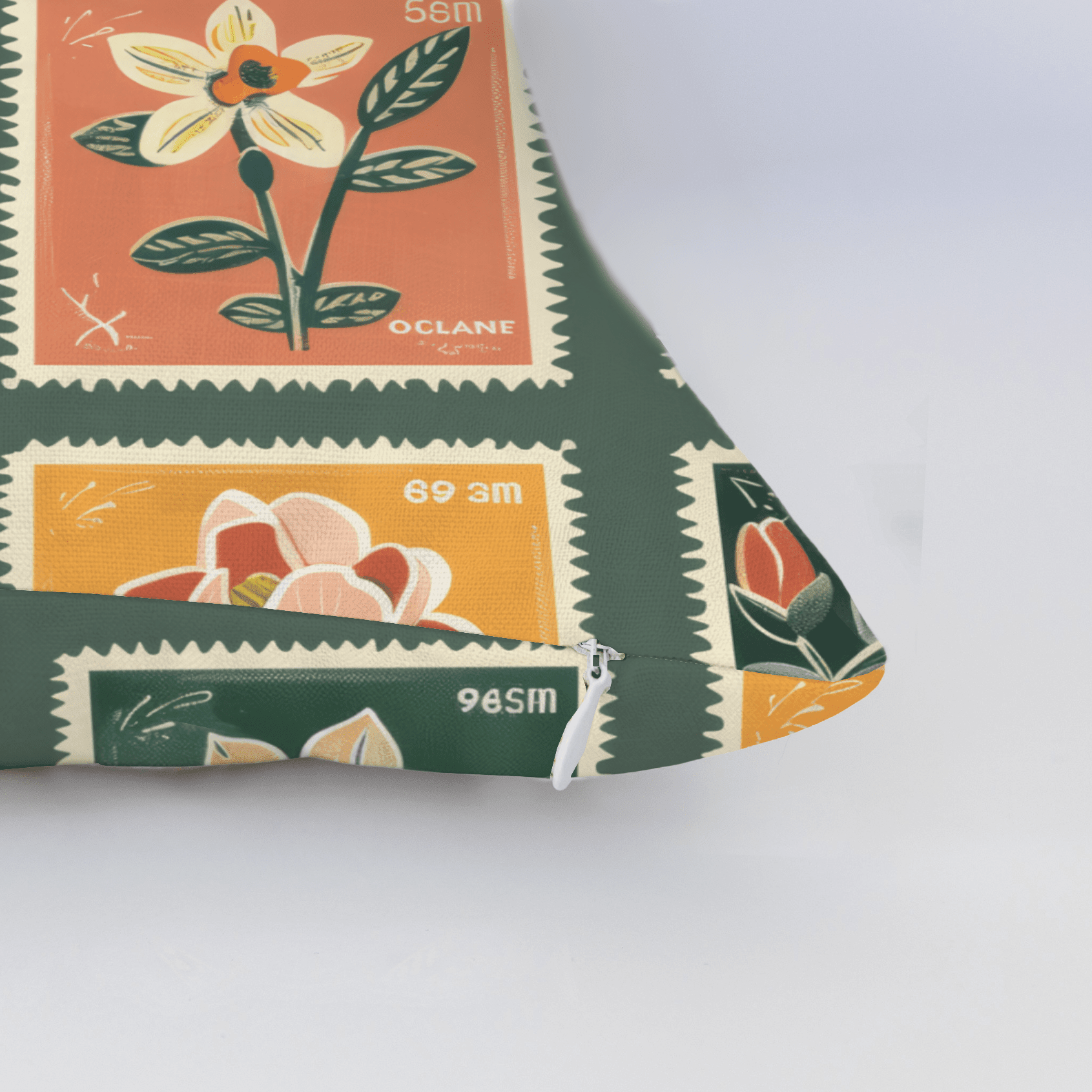 Penelope's Postage Throw Pillow - Benton Lane Home - Lemon Park