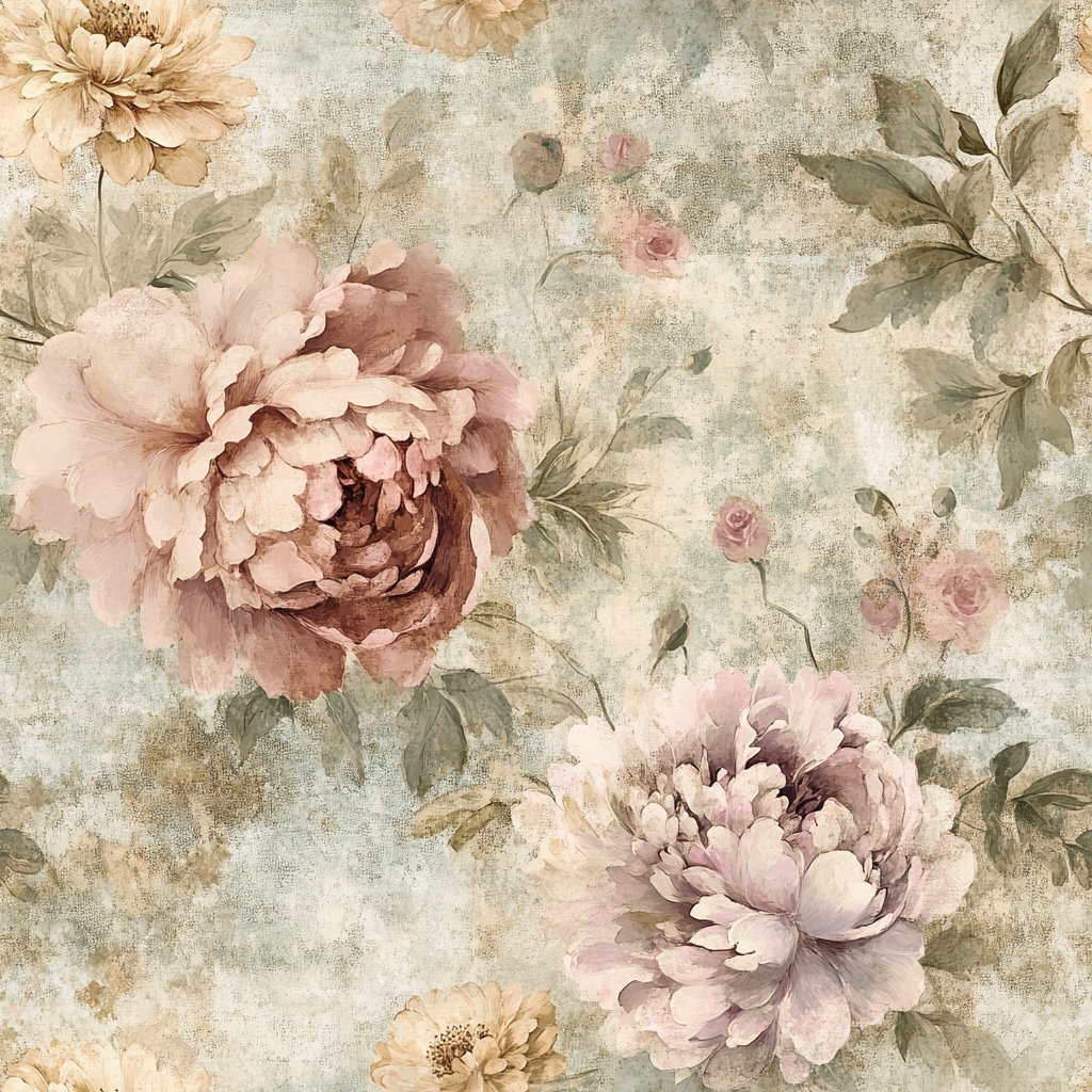 Peony Whispers Wallpaper - Benton Lane Home - Painted Paper