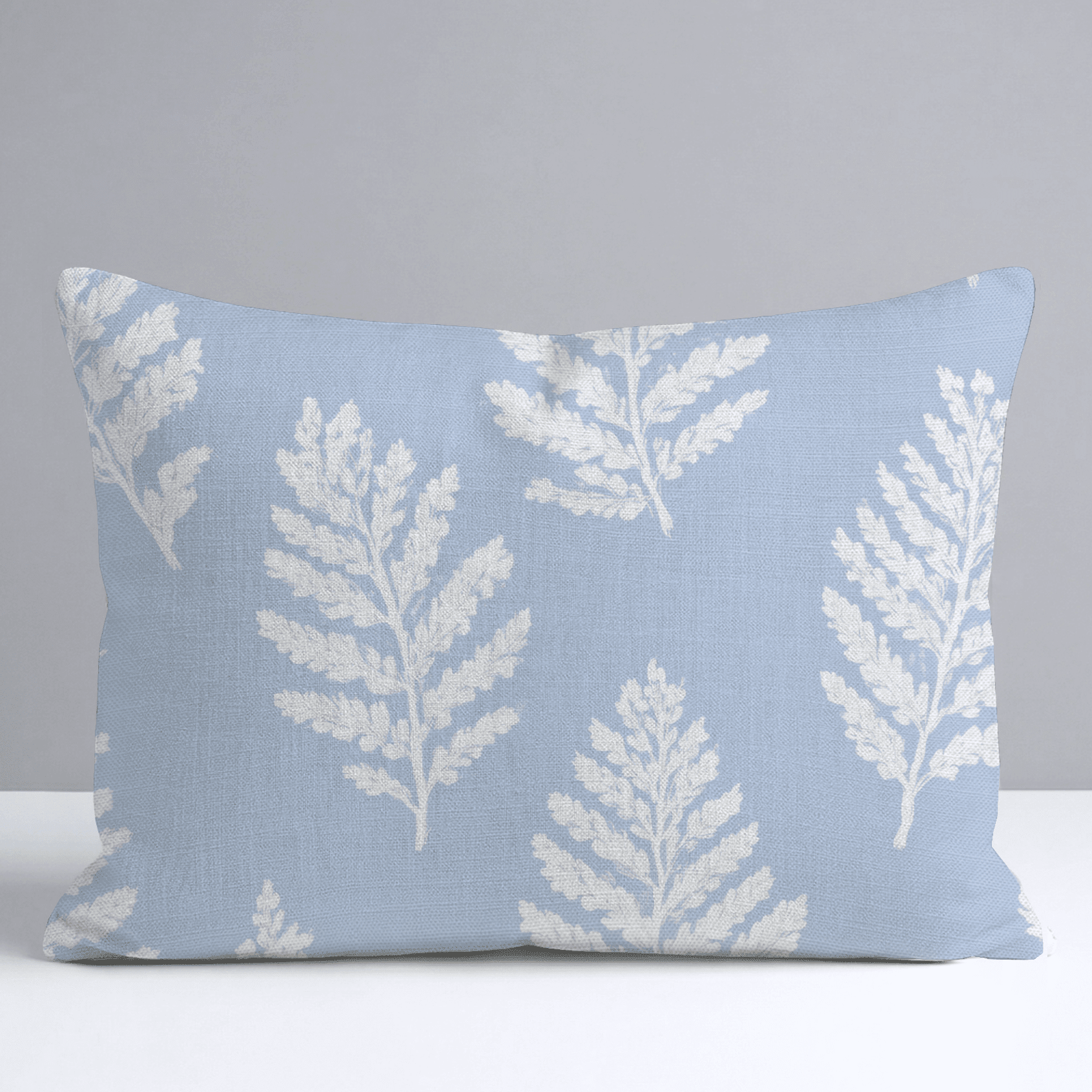 Periwinkle Branches Throw Pillow - Benton Lane Home - Lemon Park