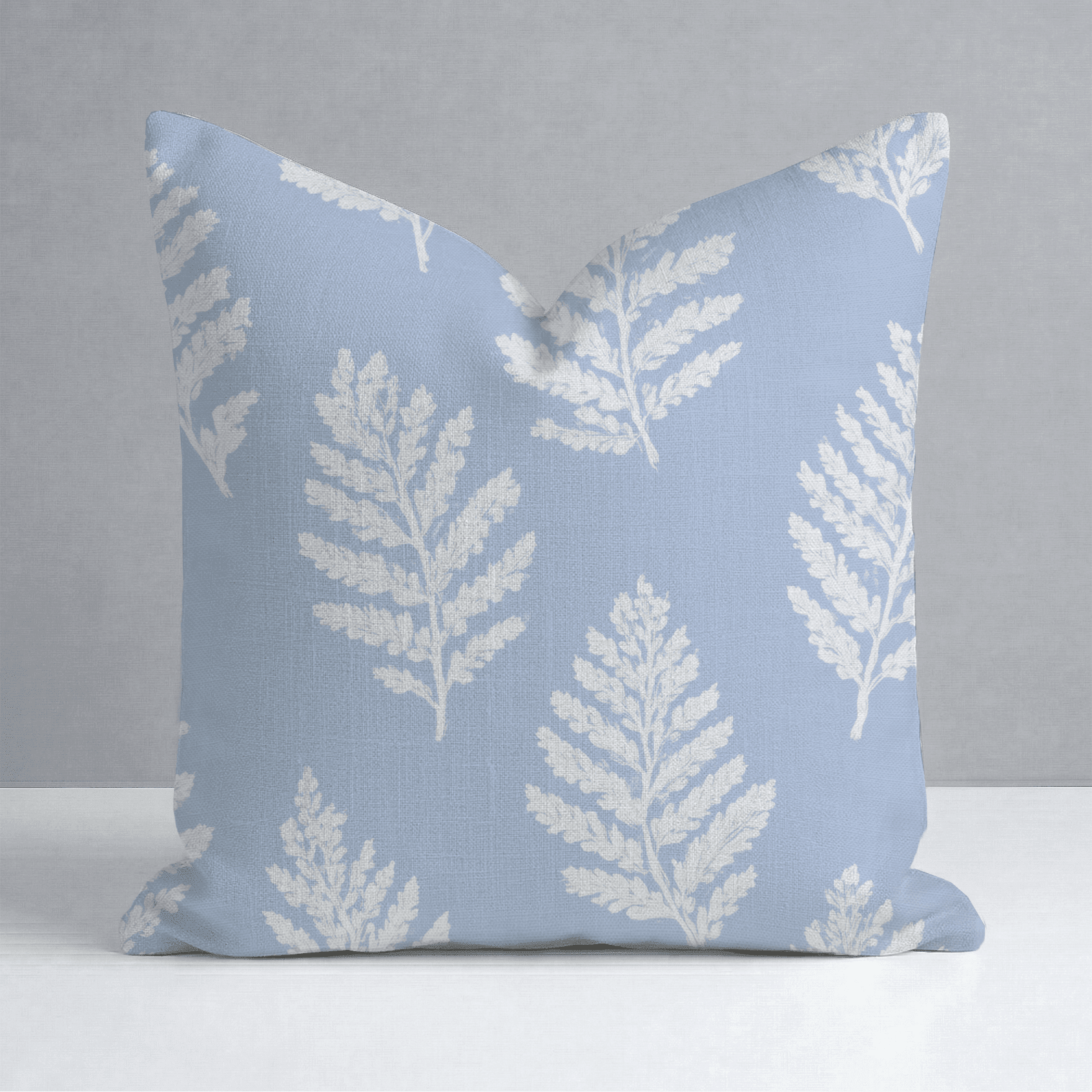 Periwinkle Branches Throw Pillow - Benton Lane Home - Lemon Park