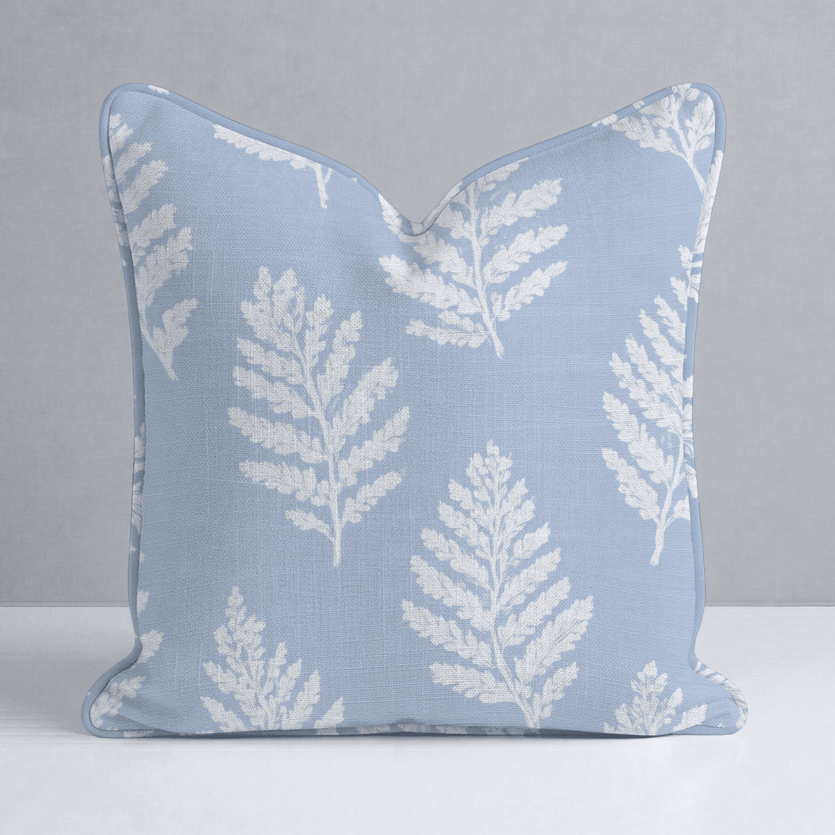 Periwinkle Branches Throw Pillow - Benton Lane Home - Lemon Park