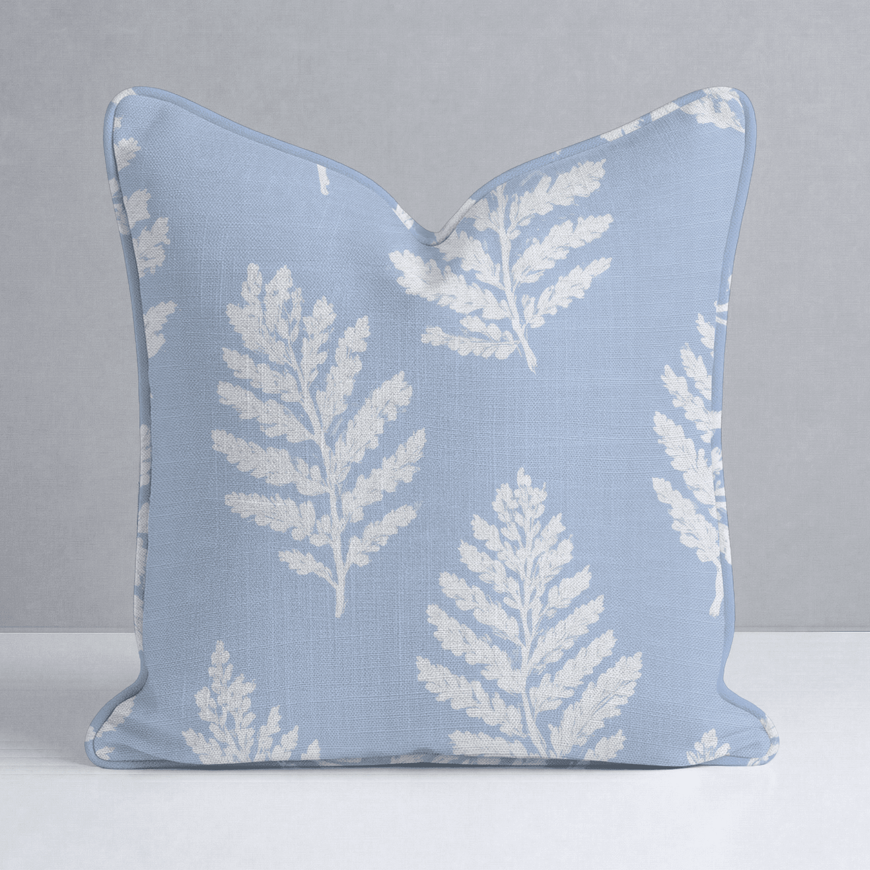 Periwinkle Branches Throw Pillow - Benton Lane Home - Lemon Park