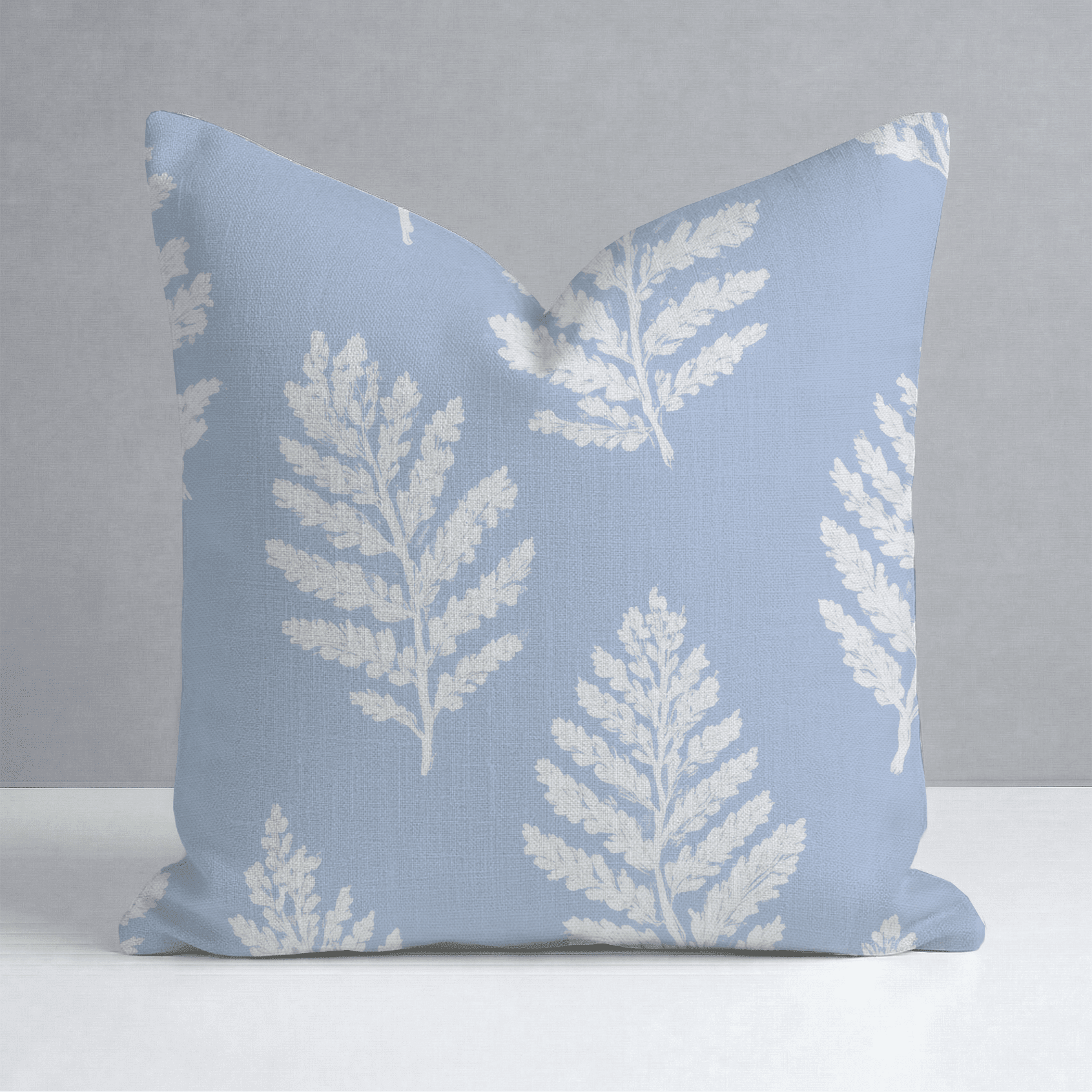 Periwinkle Branches Throw Pillow - Benton Lane Home - Lemon Park
