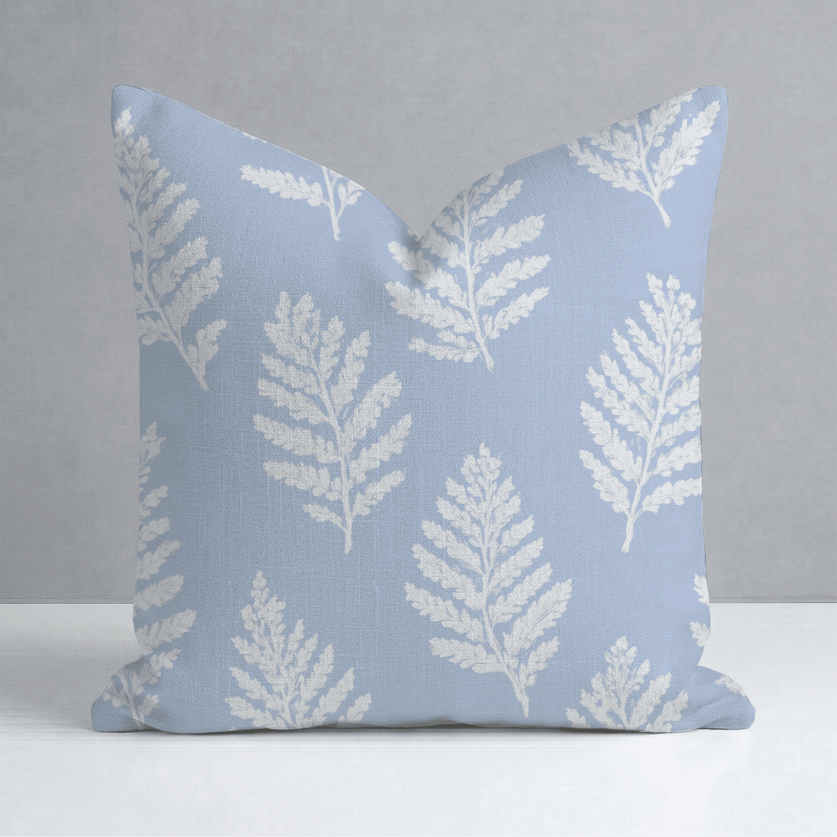 Periwinkle Branches Throw Pillow - Benton Lane Home - Lemon Park
