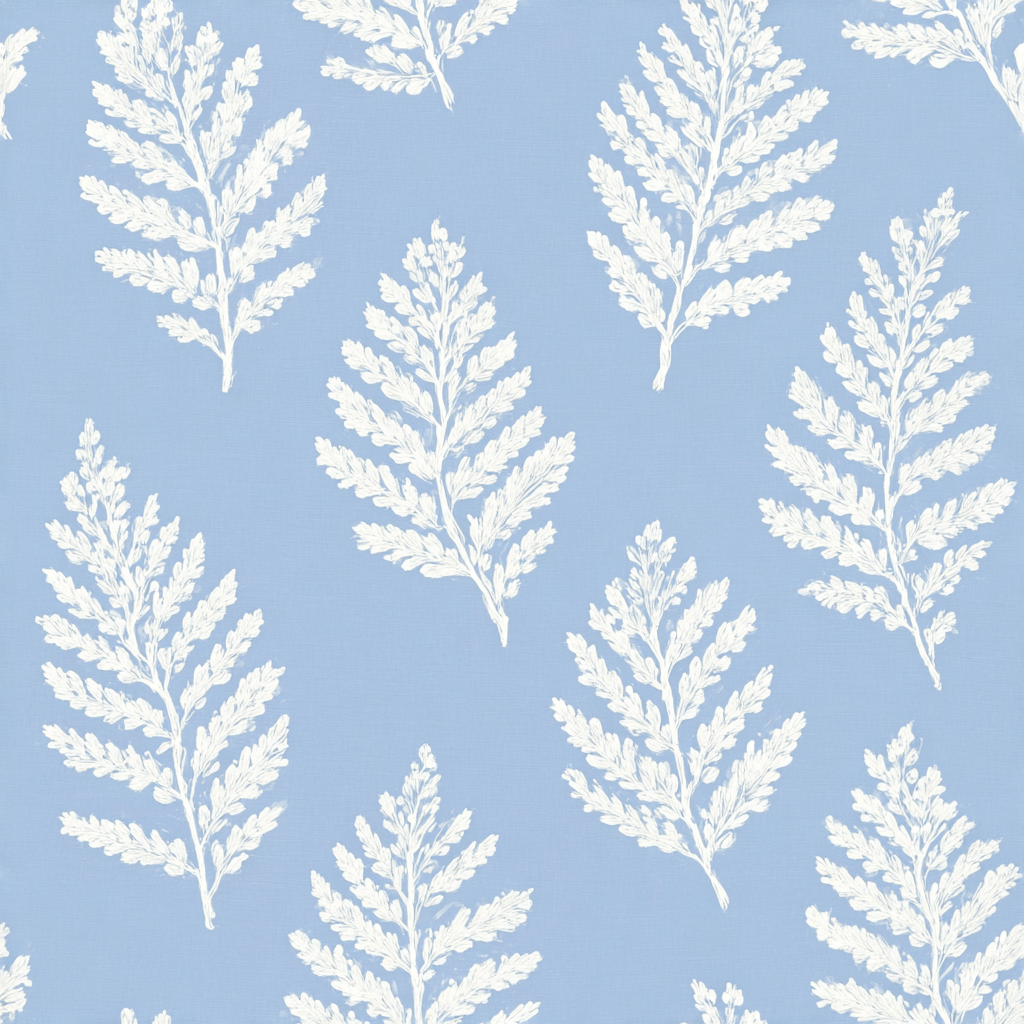 Periwinkle Branches Wallpaper - Benton Lane Home - Lemon Park