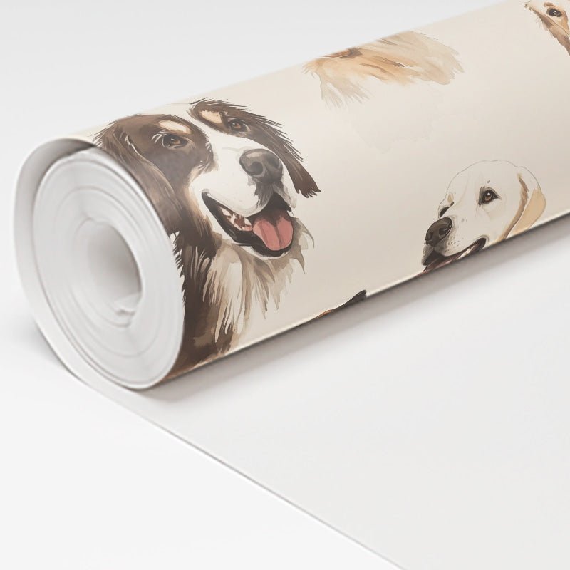 Pet Portraits Wallpaper - Benton Lane Home - Painted Paper