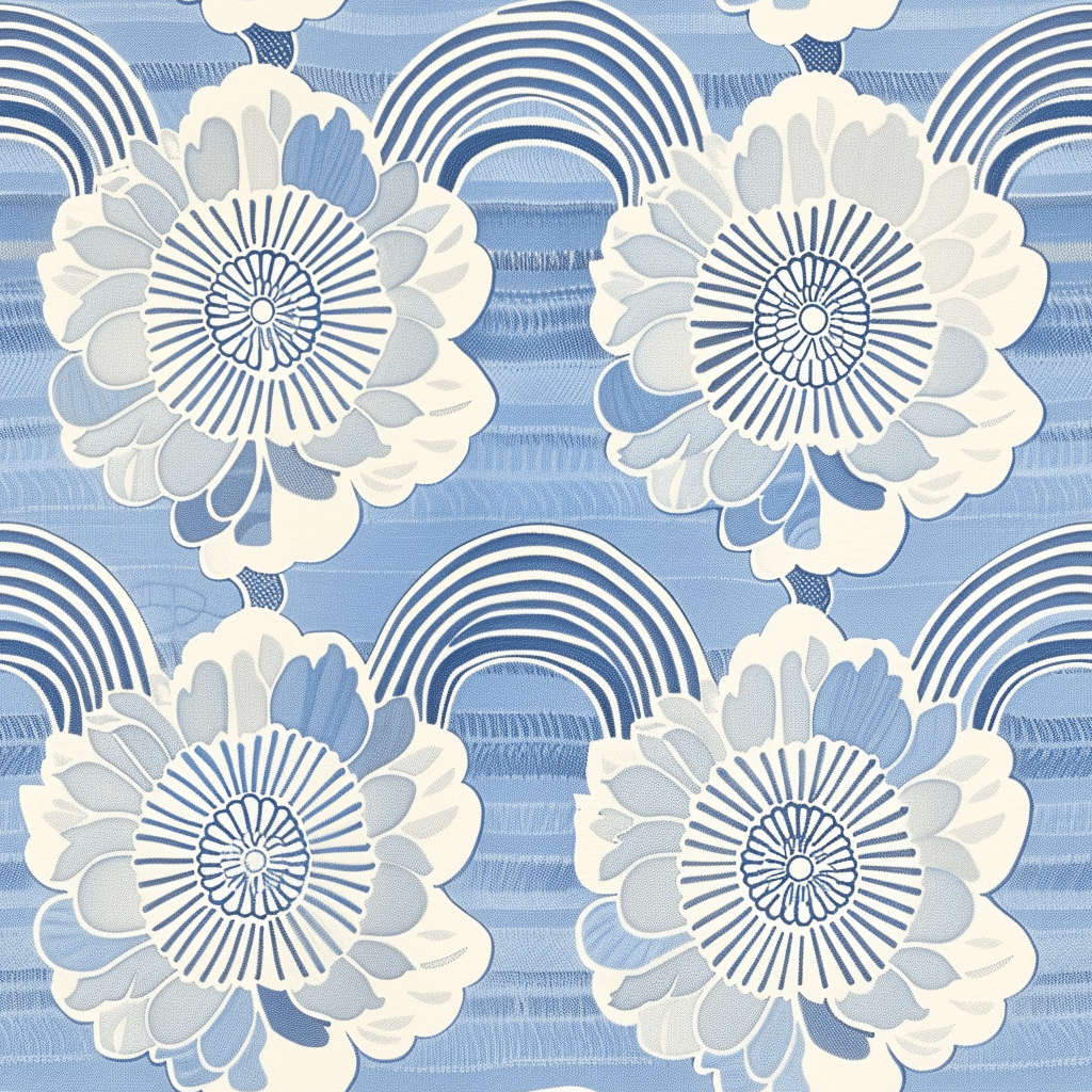 Petal Arches Wallpaper - Benton Lane Home - Painted Paper