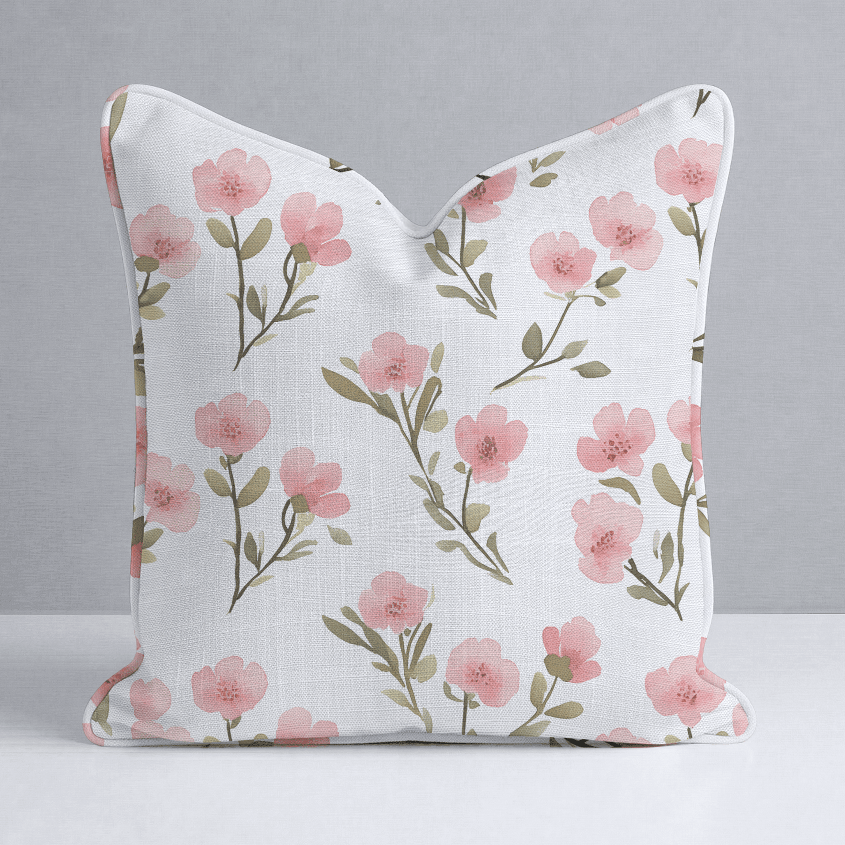Petal Blush Throw Pillow - Benton Lane Home - Lemon Park
