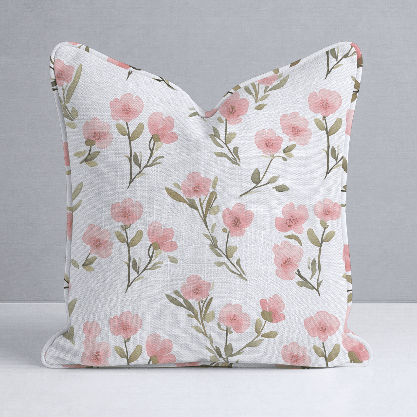 Petal Blush Throw Pillow - Benton Lane Home - Lemon Park
