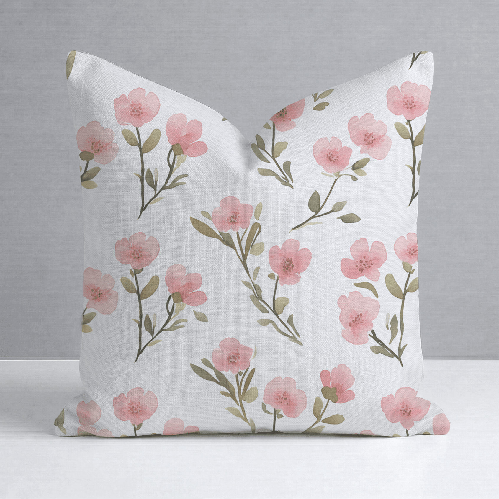 Petal Blush Throw Pillow - Benton Lane Home - Lemon Park