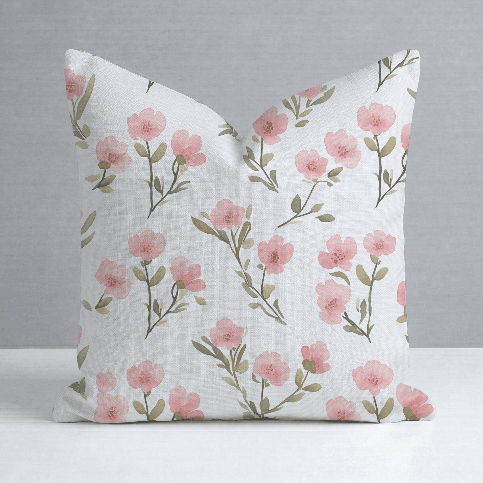 Petal Blush Throw Pillow - Benton Lane Home - Lemon Park