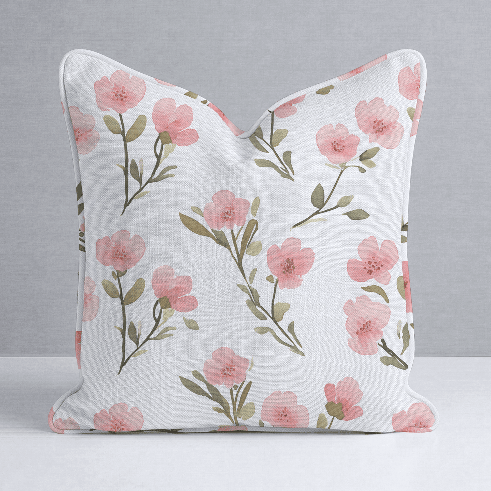Petal Blush Throw Pillow - Benton Lane Home - Lemon Park