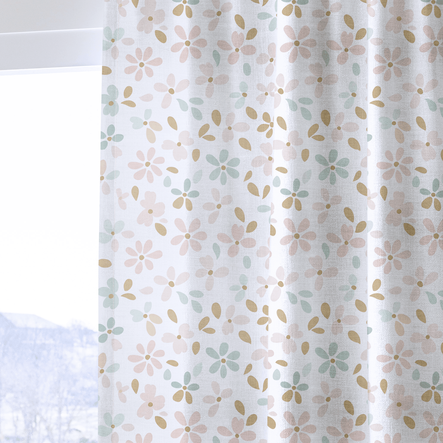 Petal Dots - Drapery - Benton Lane Home - Lemon Park