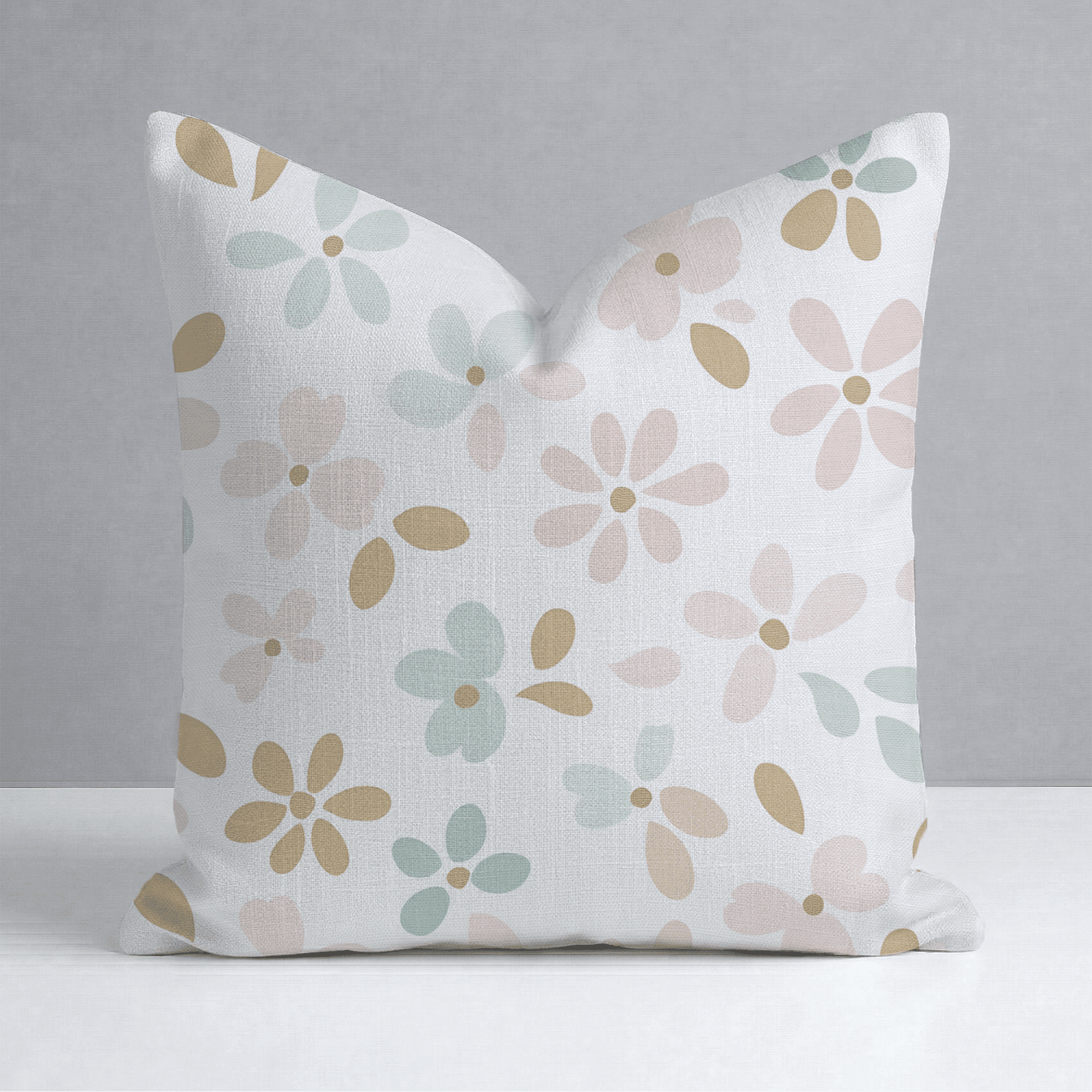 Petal Dots Throw Pillow - Benton Lane Home - Lemon Park