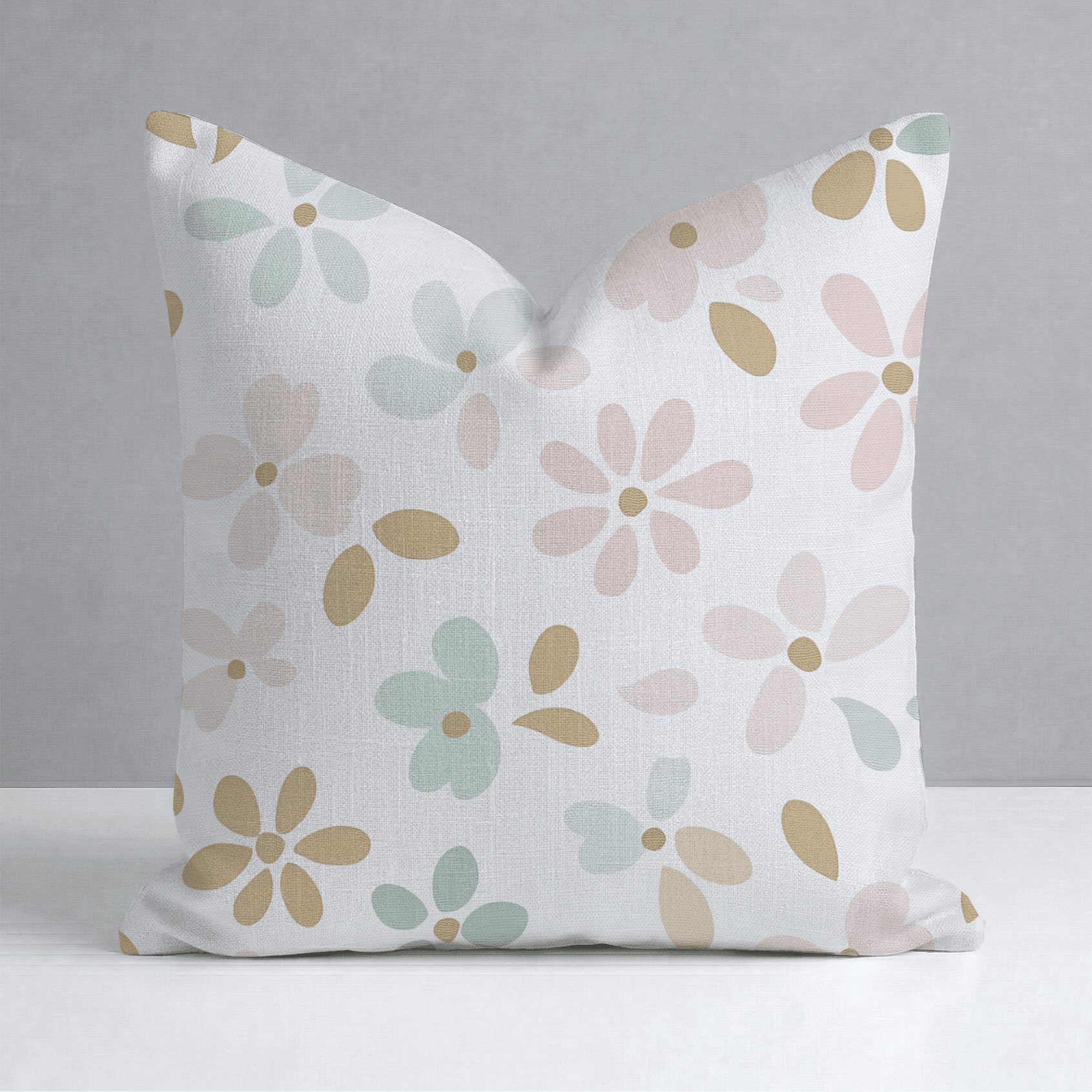 Petal Dots Throw Pillow - Benton Lane Home - Lemon Park