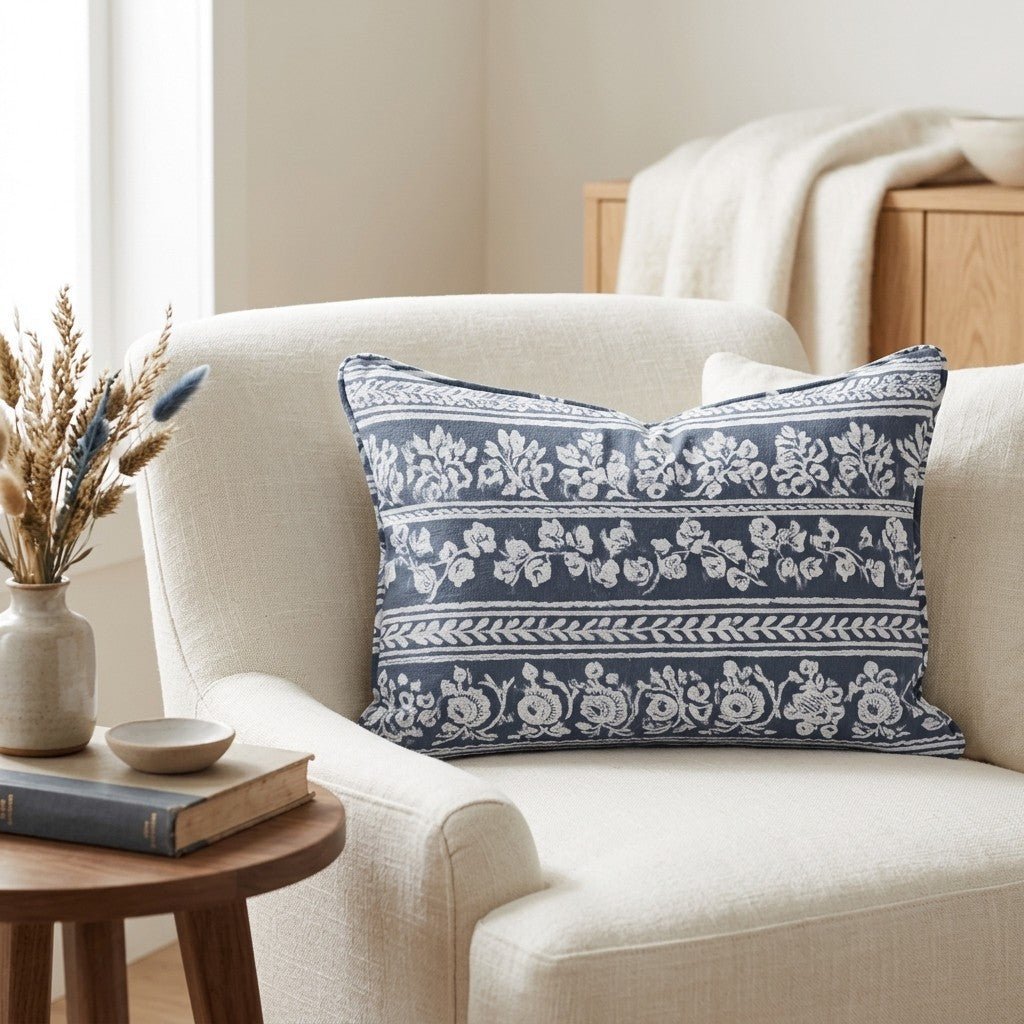 Petal Glen Throw Pillow - Benton Lane Home - Lemon Park