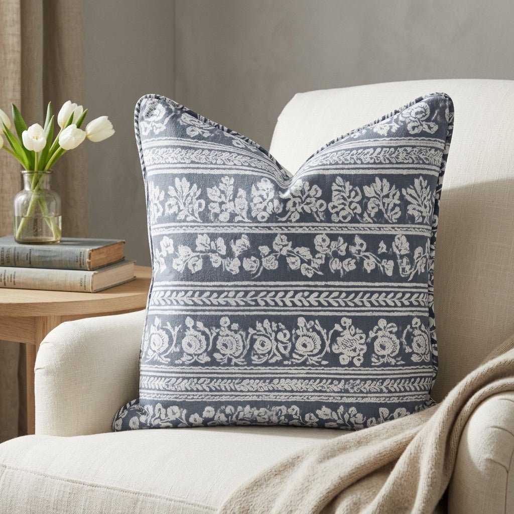 Petal Glen Throw Pillow - Benton Lane Home - Lemon Park
