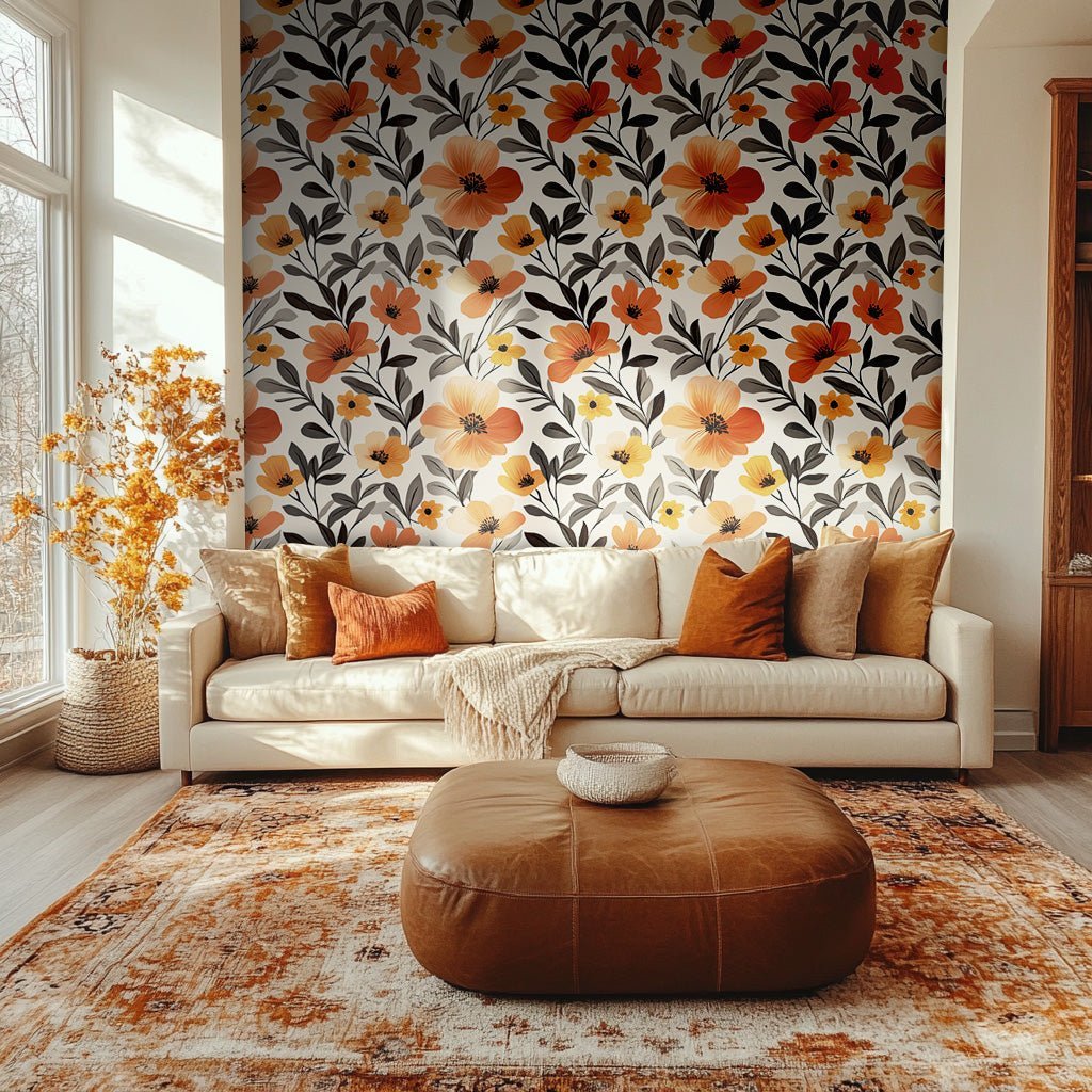 Petal Harmony Wallpaper - Benton Lane Home - Painted Paper