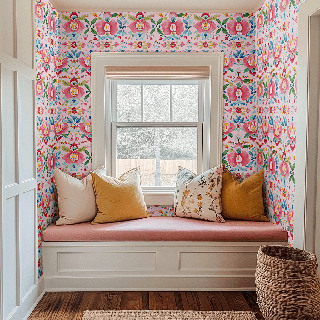 Petaline Wallpaper - Benton Lane Home - Painted Paper