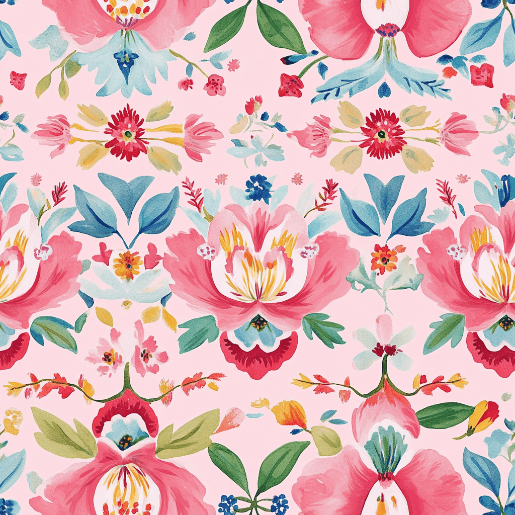 Petaline Wallpaper - Benton Lane Home - Painted Paper