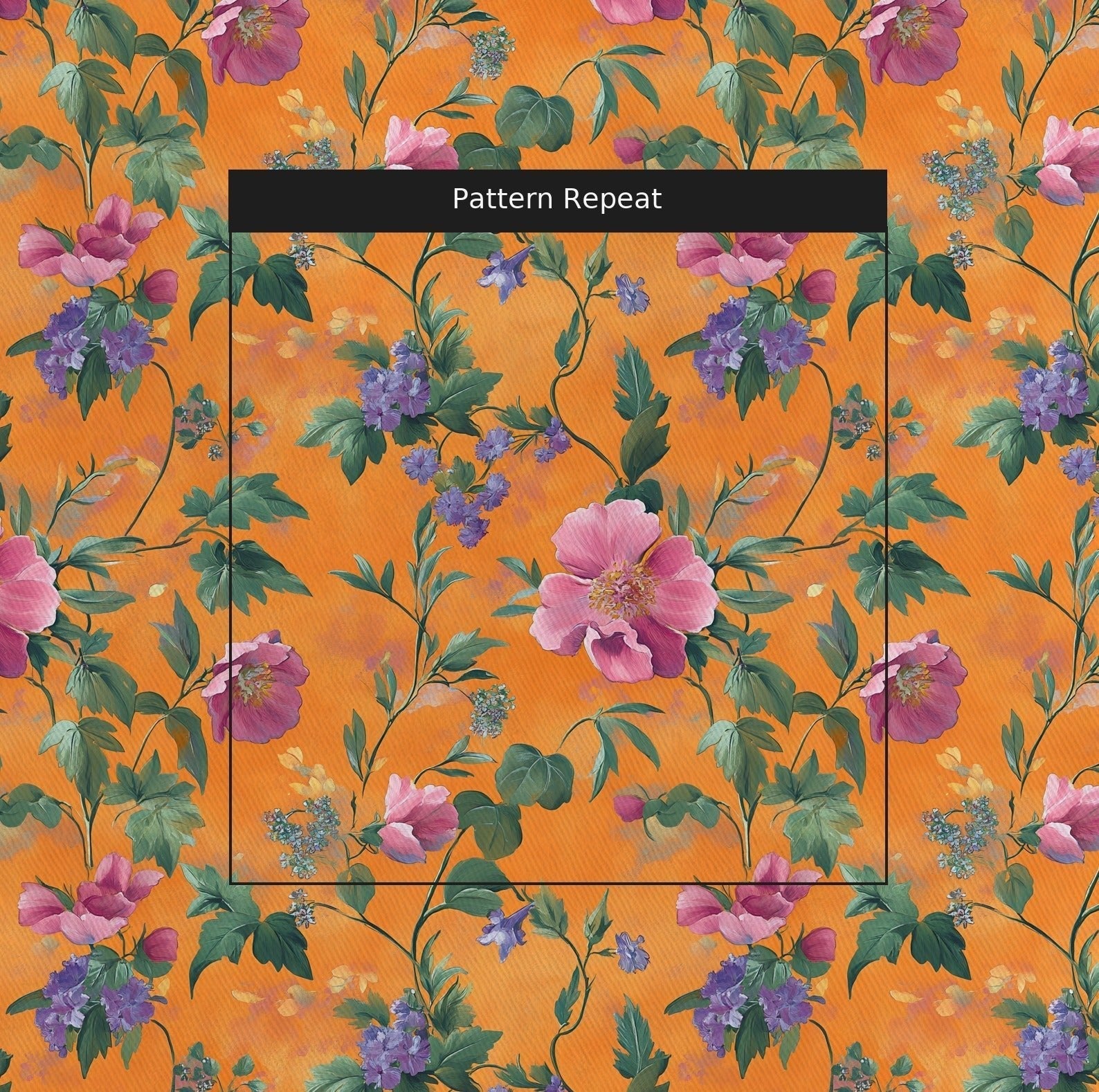 Petals & Persimmons - Fabric - Benton Lane Home - Lemon Park