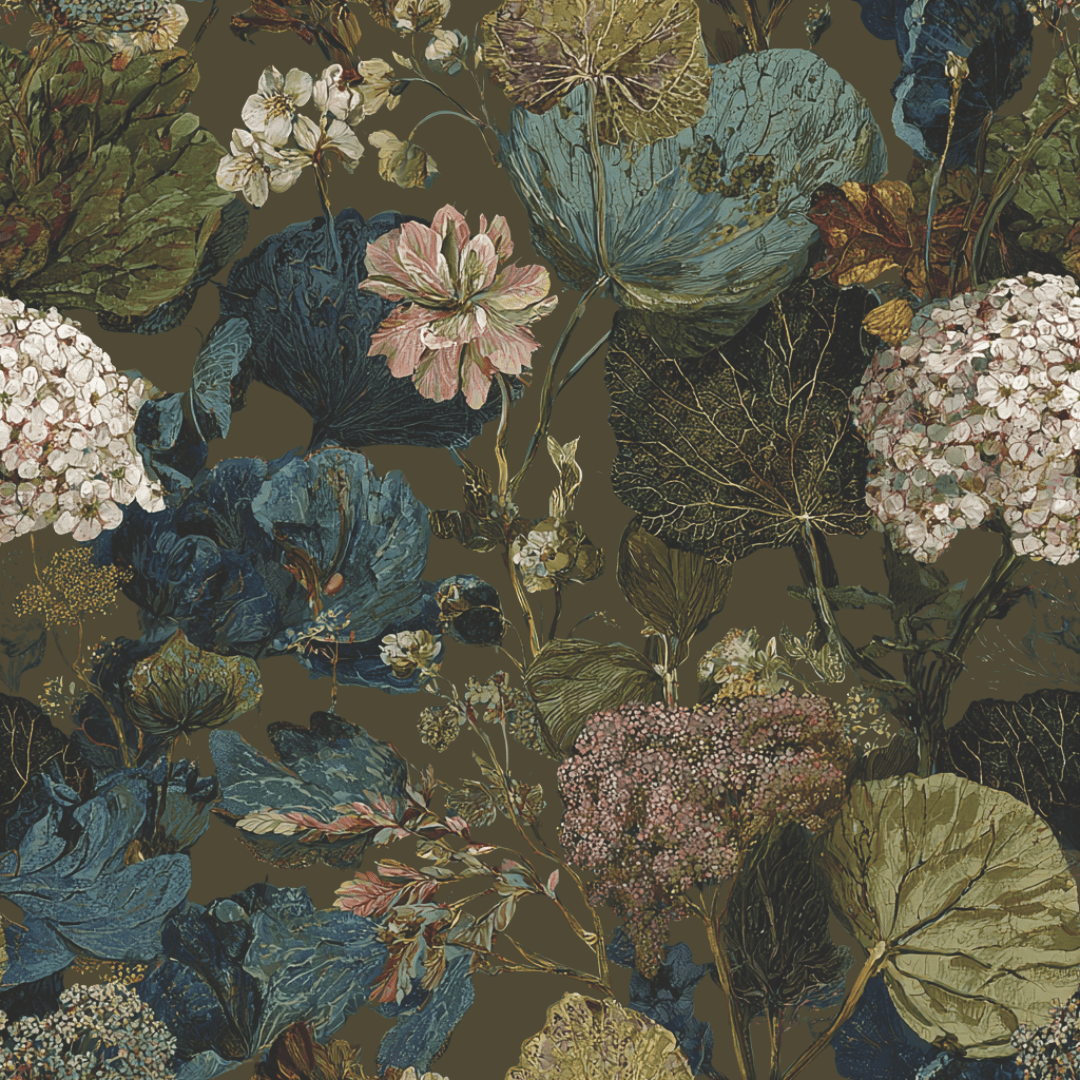 Petalwood Wallpaper - Painted Paper