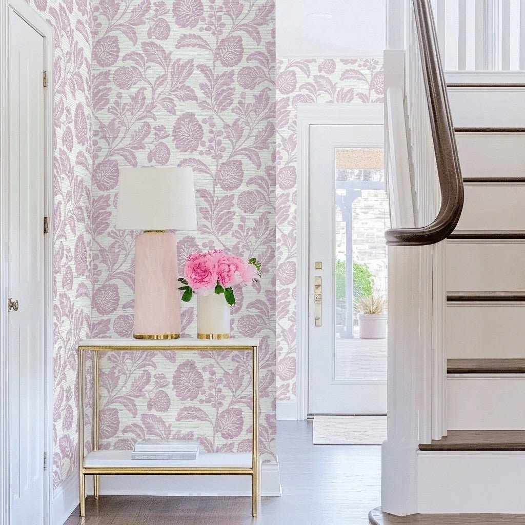 Petra Faux Grasscloth Wallpaper - Benton Lane Home - Lemon Park