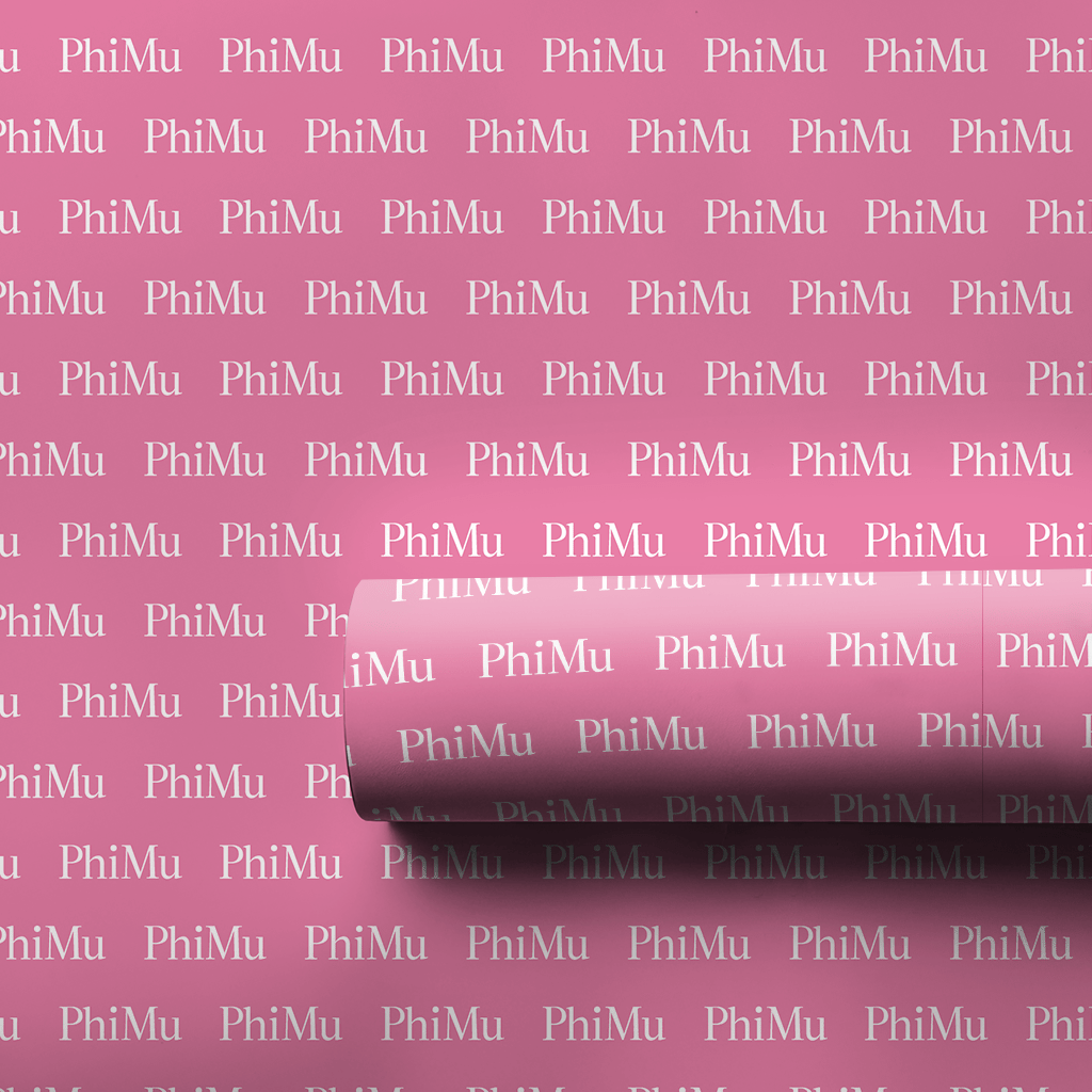 Phi Mu Mark - Wrapping Paper - Benton Lane Home - Lemon Park