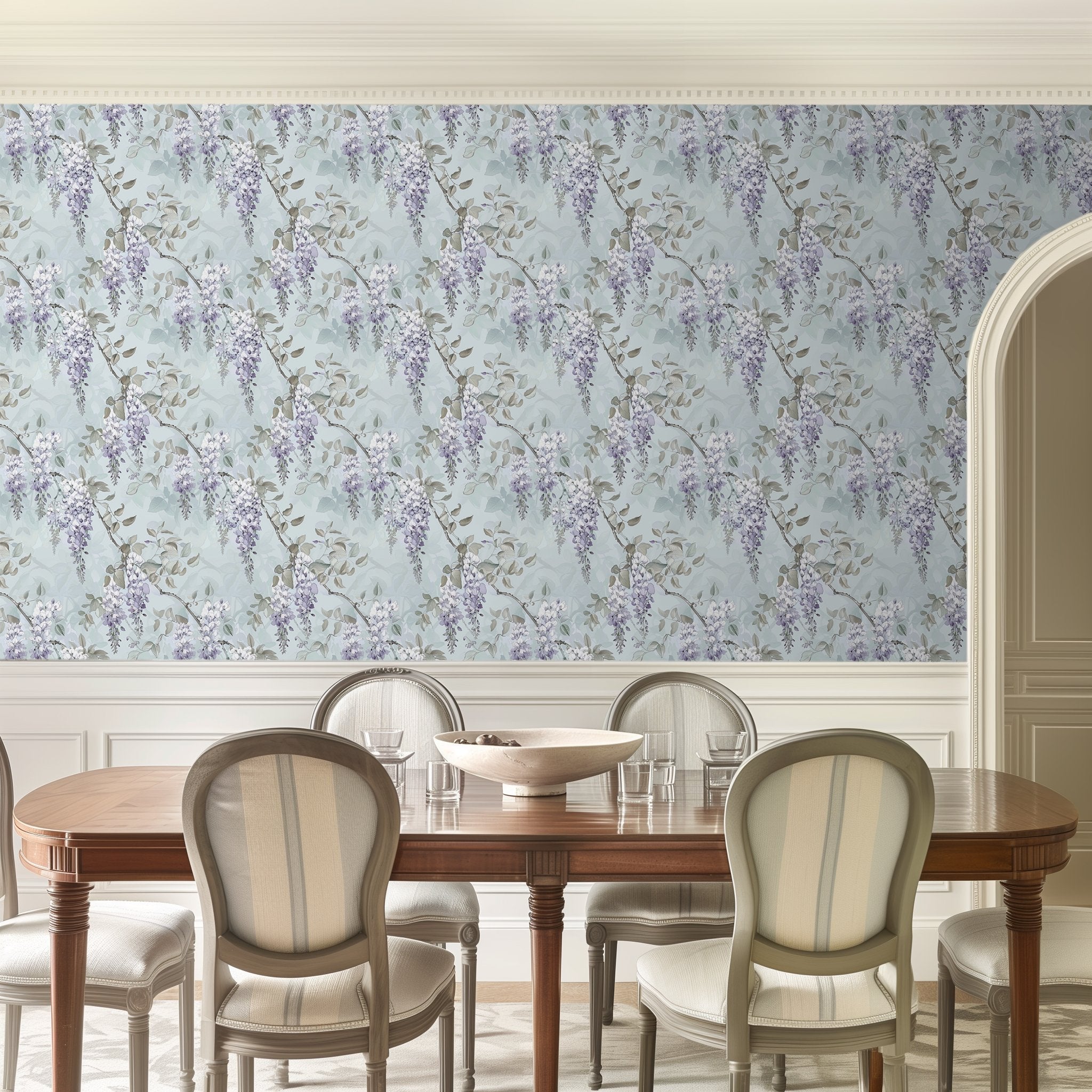 Philipa Floral Wallpaper - Benton Lane Home - Painted Paper