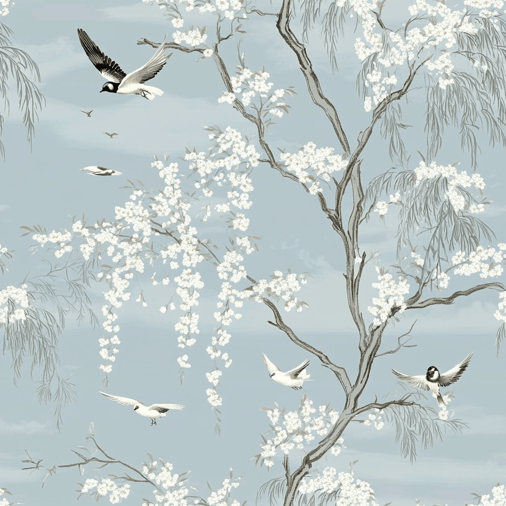 Philomene Wallpaper - Benton Lane Home - Painted Paper