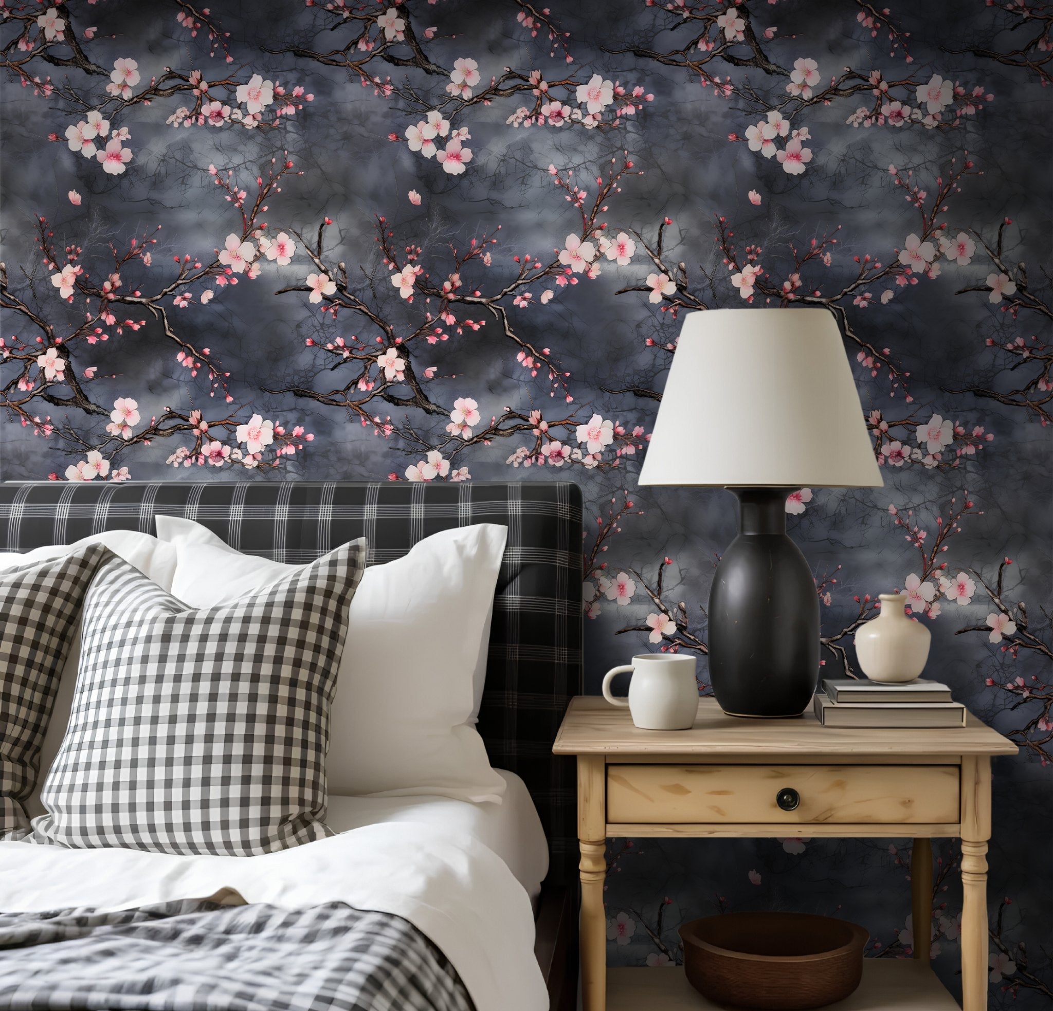 Phoebe Floral Wallpaper - Benton Lane Home - Painted Paper