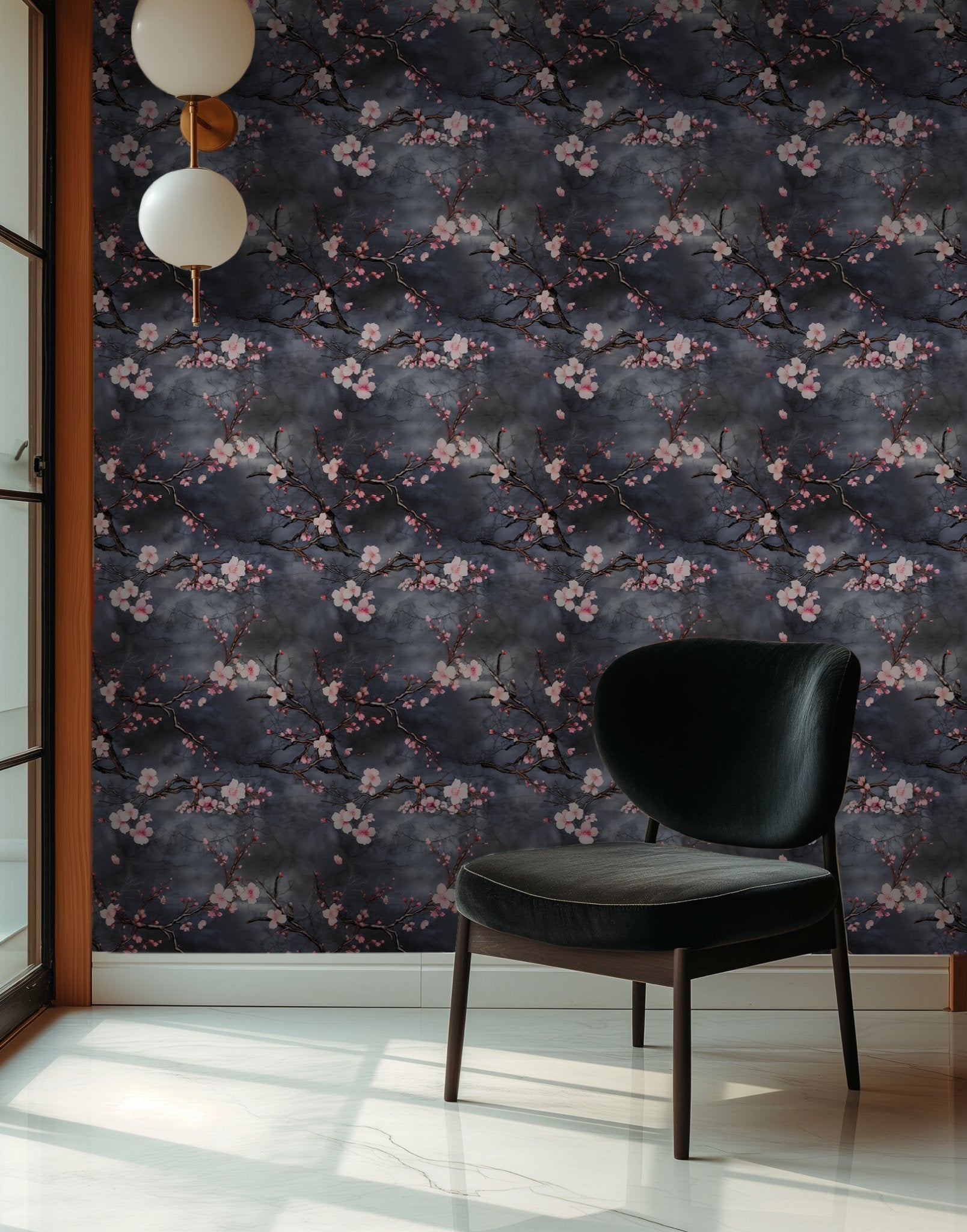 Phoebe Floral Wallpaper - Benton Lane Home - Painted Paper