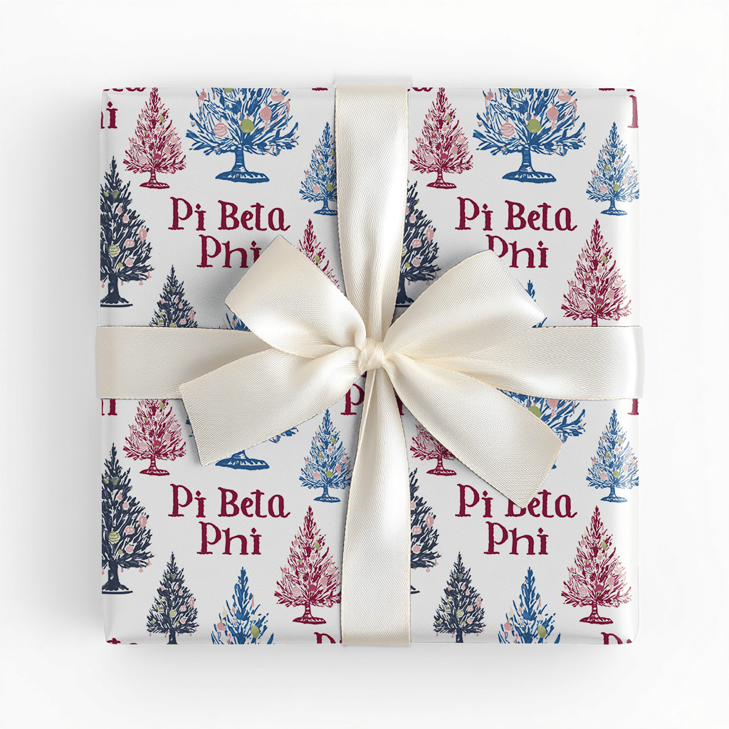 Pi Beta Fir - ever - Wrapping Paper - Benton Lane Home - Lemon Park