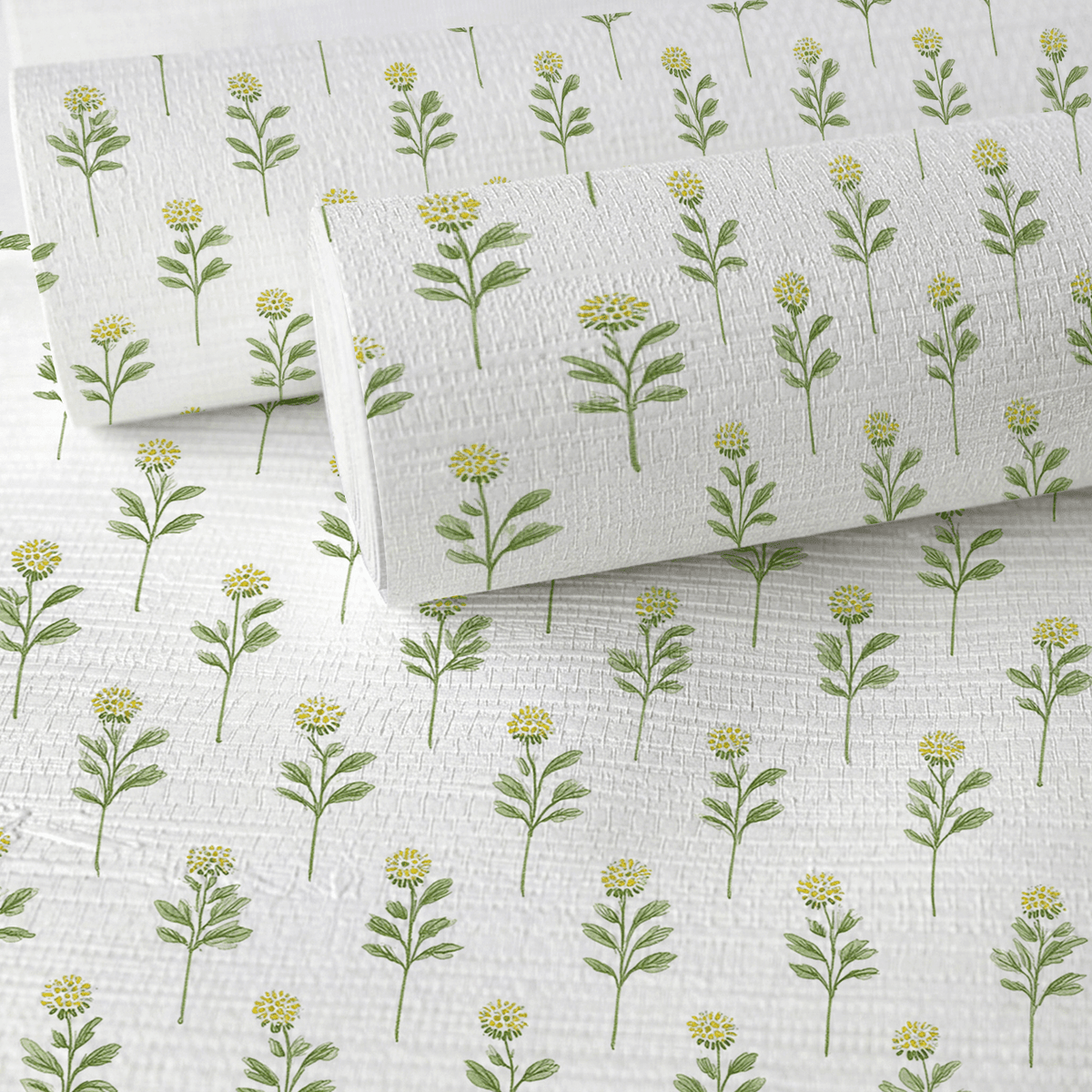 Pick Me Faux Grasscloth Wallpaper - Benton Lane Home - Lemon Park