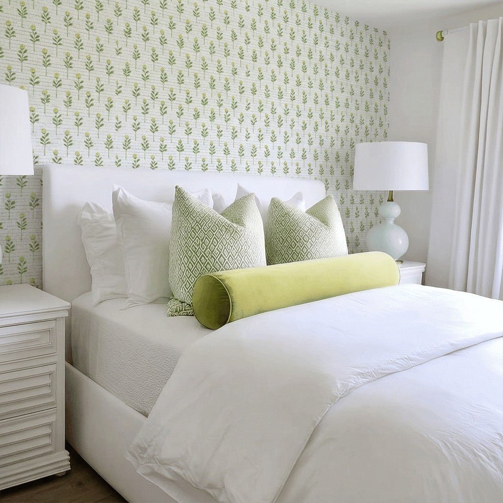 Pick Me Faux Grasscloth Wallpaper - Benton Lane Home - Lemon Park