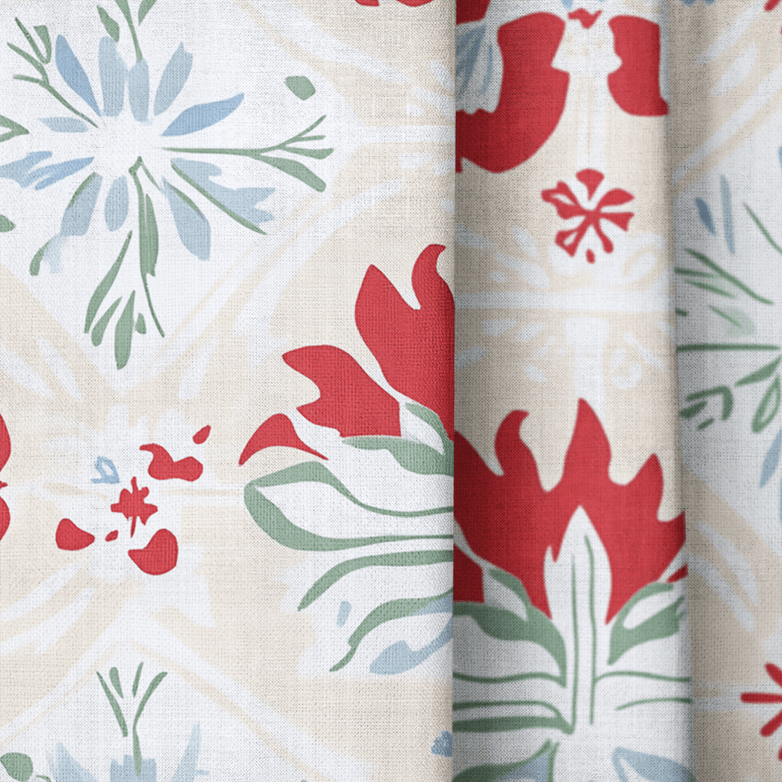 Picnic - Drapery - Benton Lane Home - Lemon Park