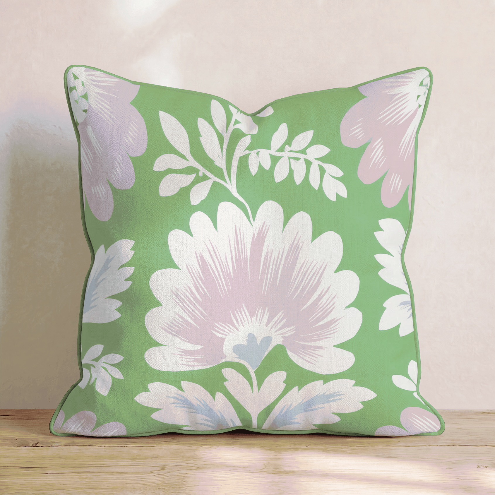 Picnic Forals Throw Pillow - Benton Lane Home - Hillcroft Home