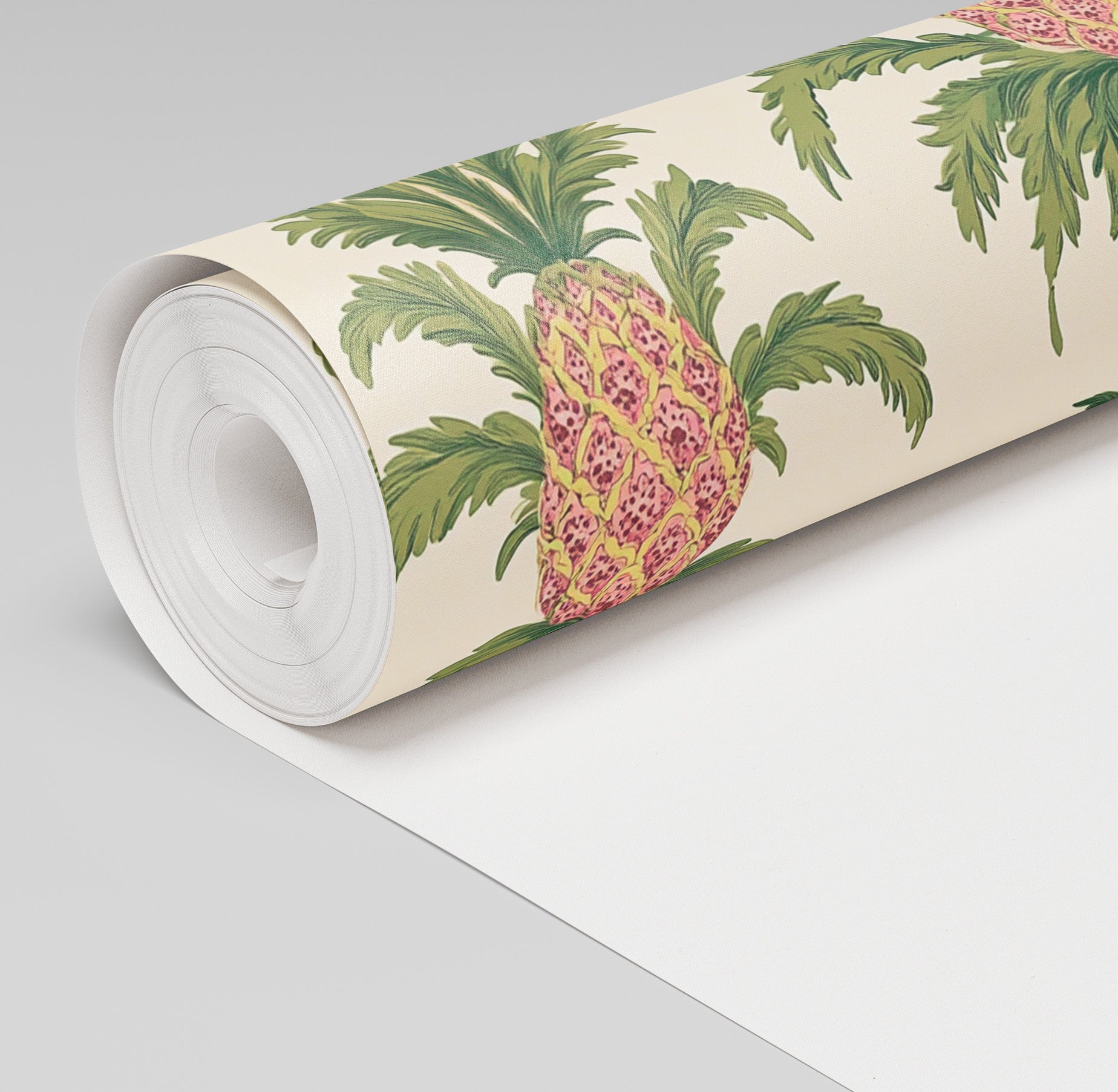 Pineapple Parade Wallpaper - Painted Paper