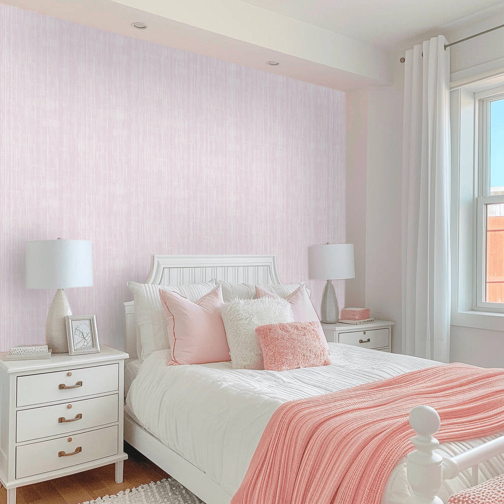 Pink Cece Wallpaper - Benton Lane Home - Lemon Park