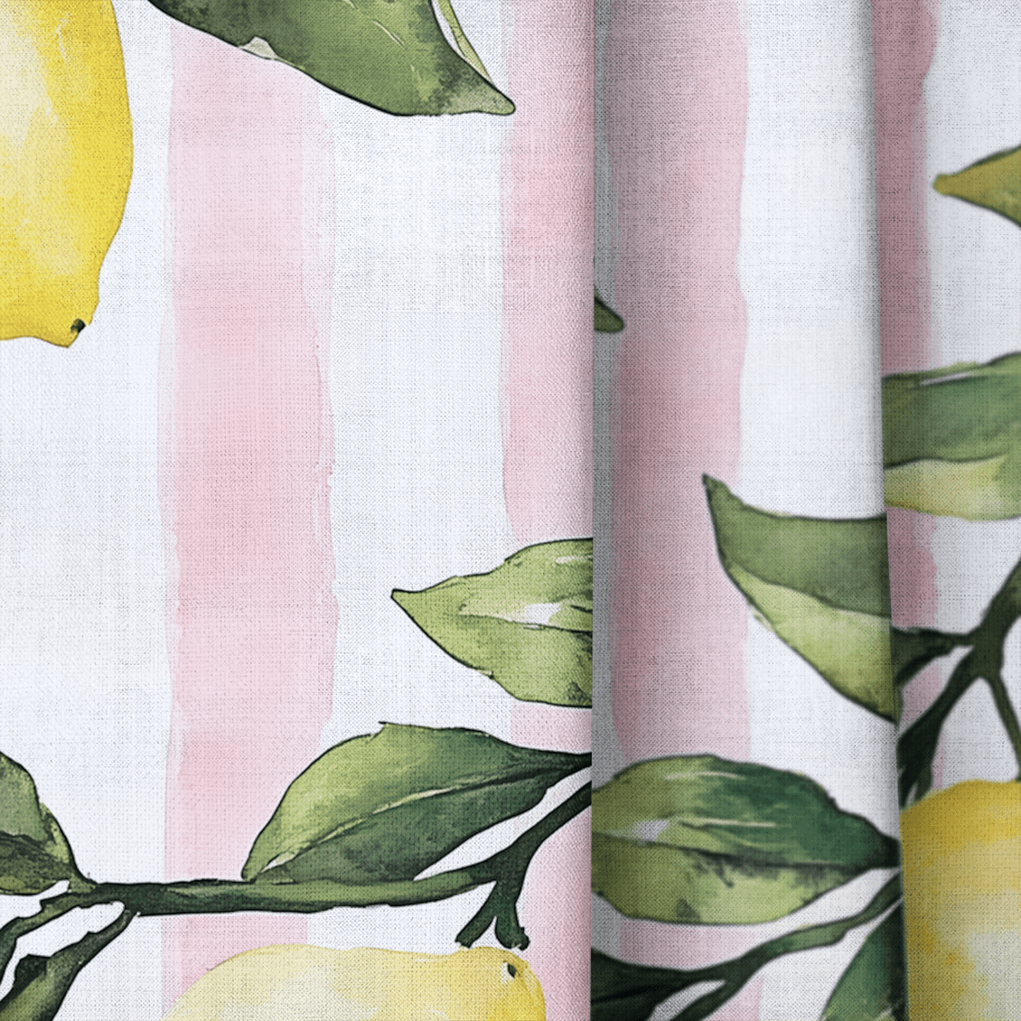 Pink Lemonade - Drapery - Benton Lane Home - Lemon Park