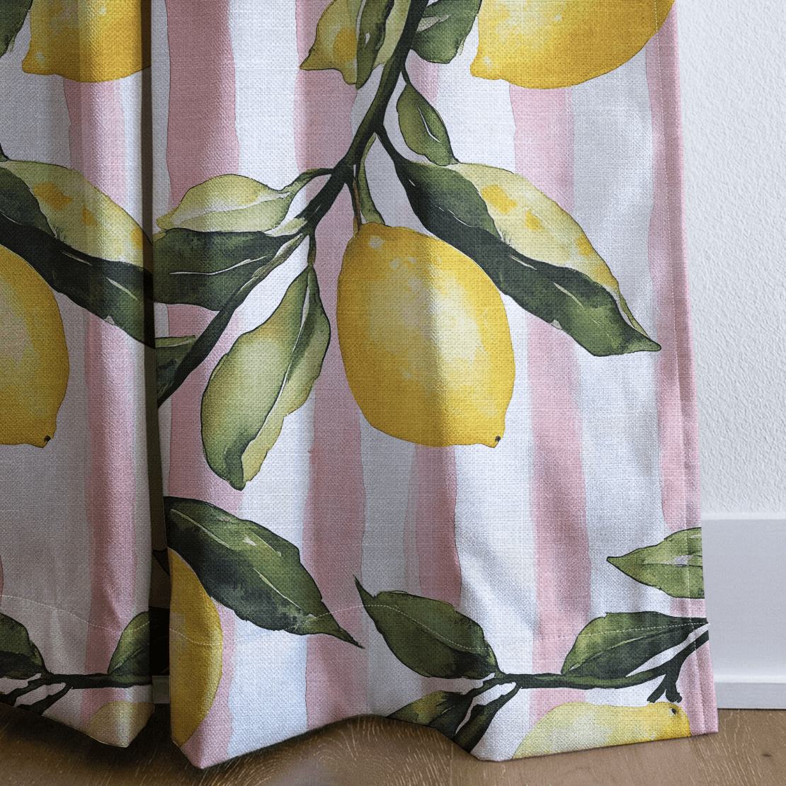 Pink Lemonade - Drapery - Benton Lane Home - Lemon Park