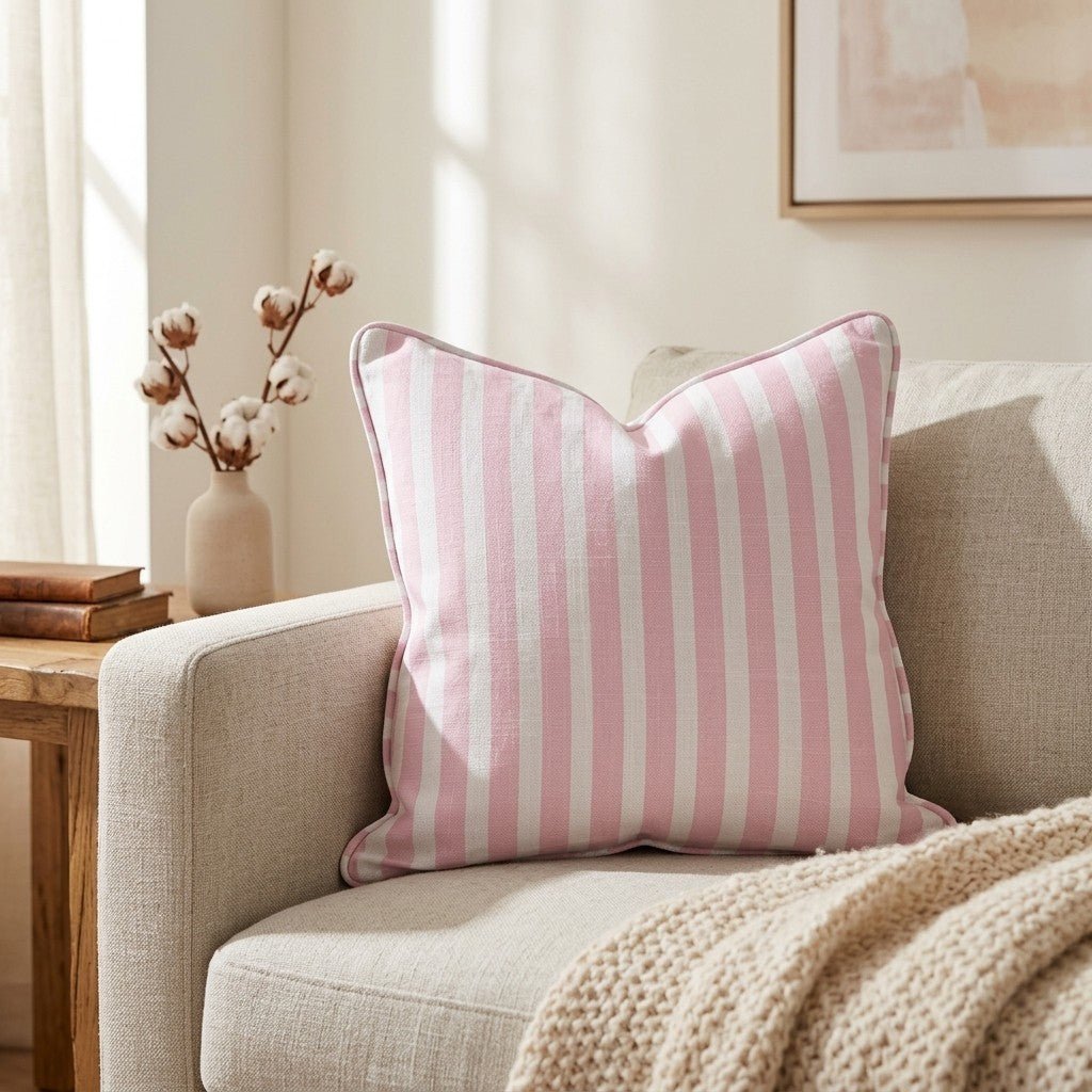 Pink Spencer Throw Pillow - Benton Lane Home - Lemon Park