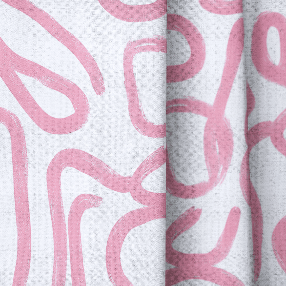 Pink Tangle - Drapery - Benton Lane Home - Lemon Park