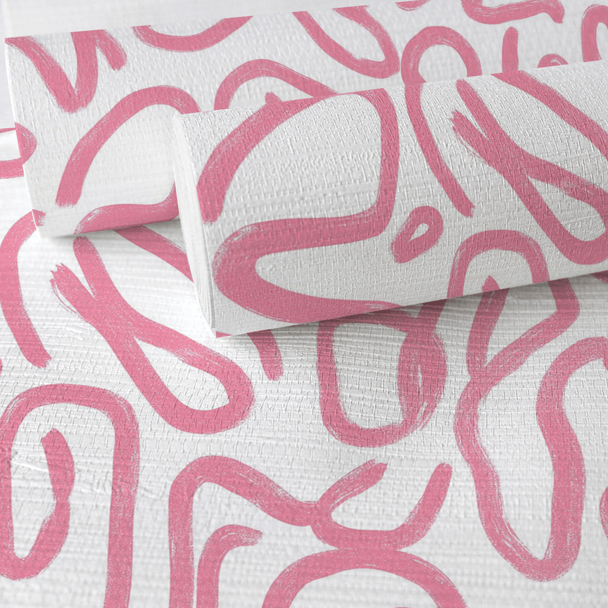 Pink Tangle Faux Grasscloth Wallpaper - Benton Lane Home - Lemon Park