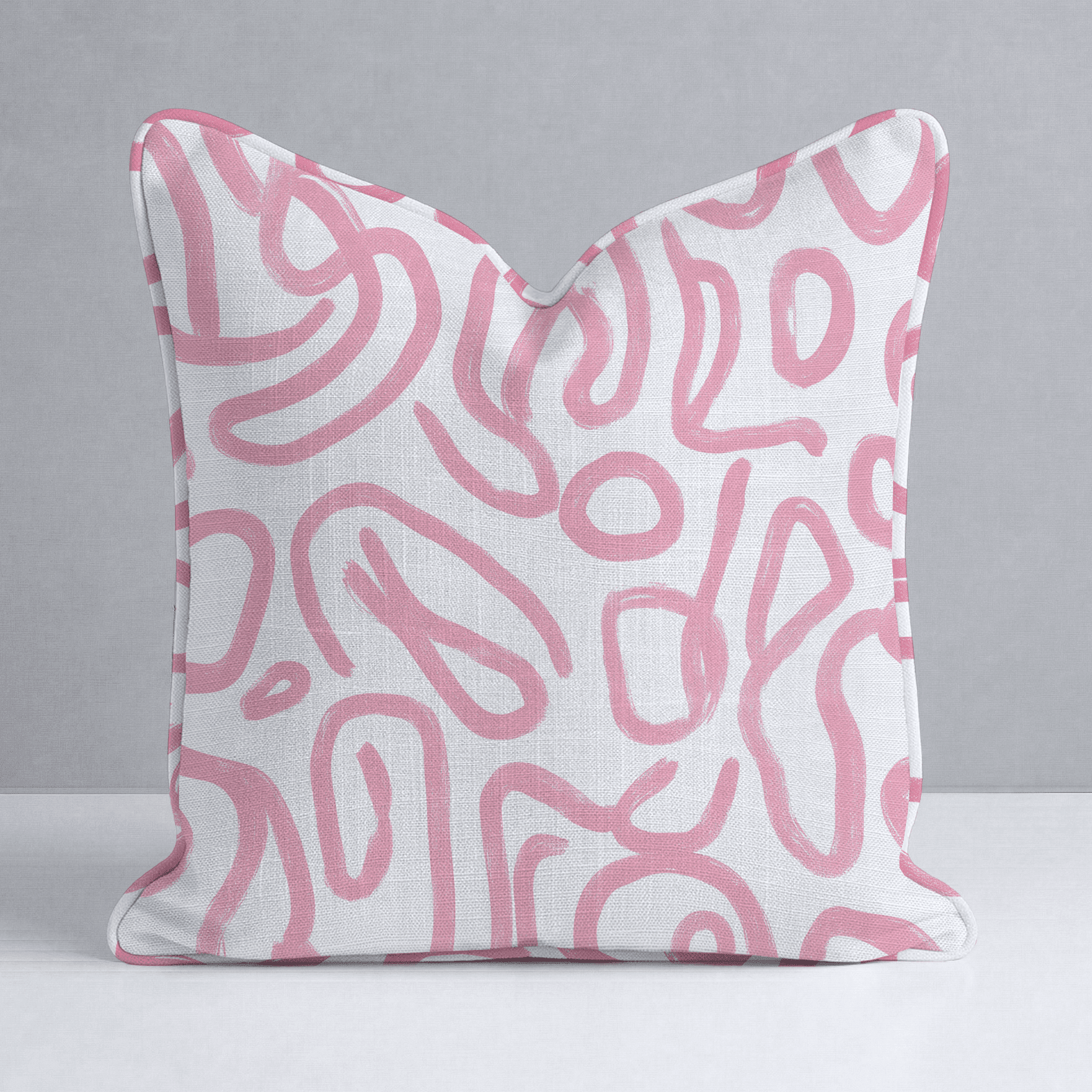 Pink Tangle Throw Pillow - Benton Lane Home - Lemon Park