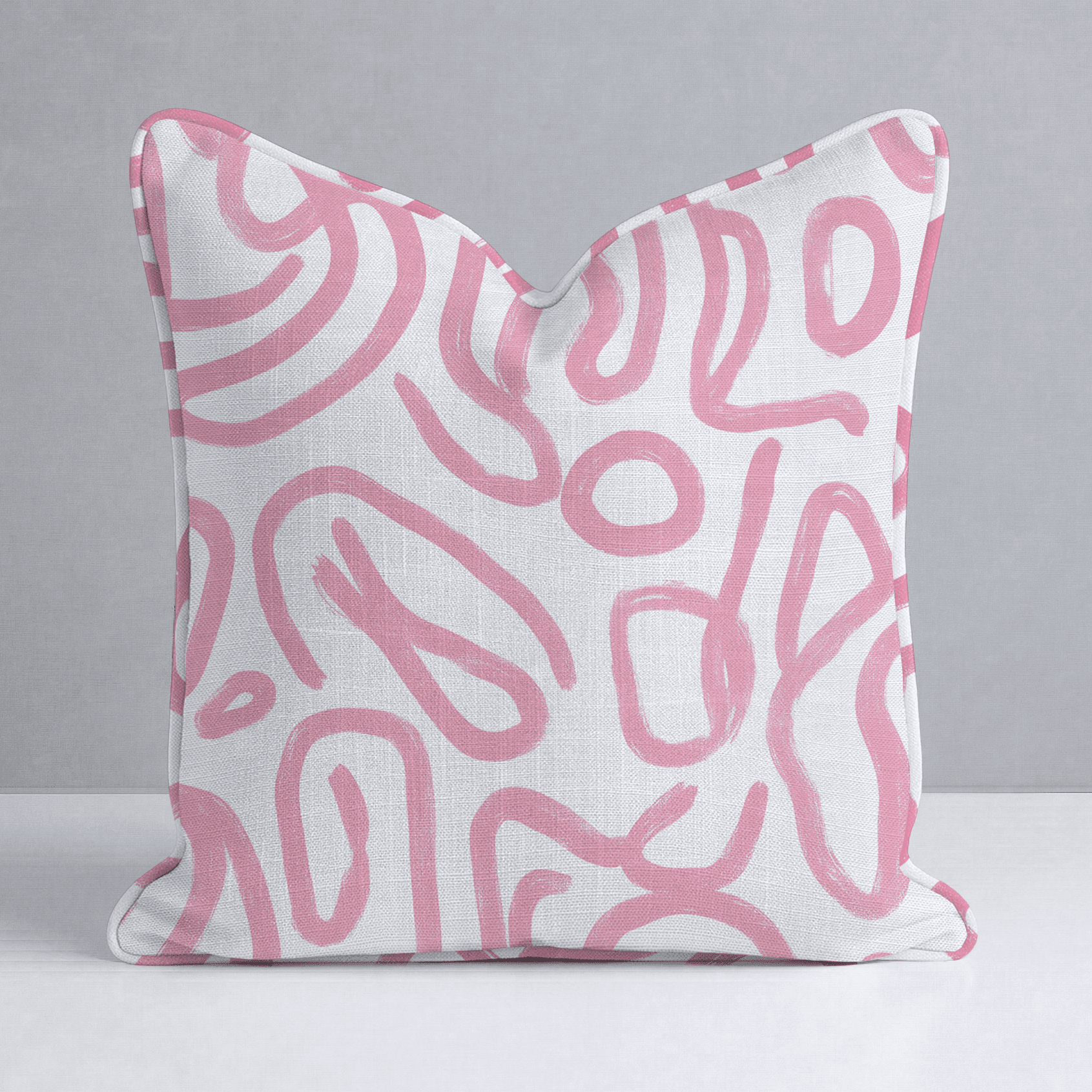 Pink Tangle Throw Pillow - Benton Lane Home - Lemon Park