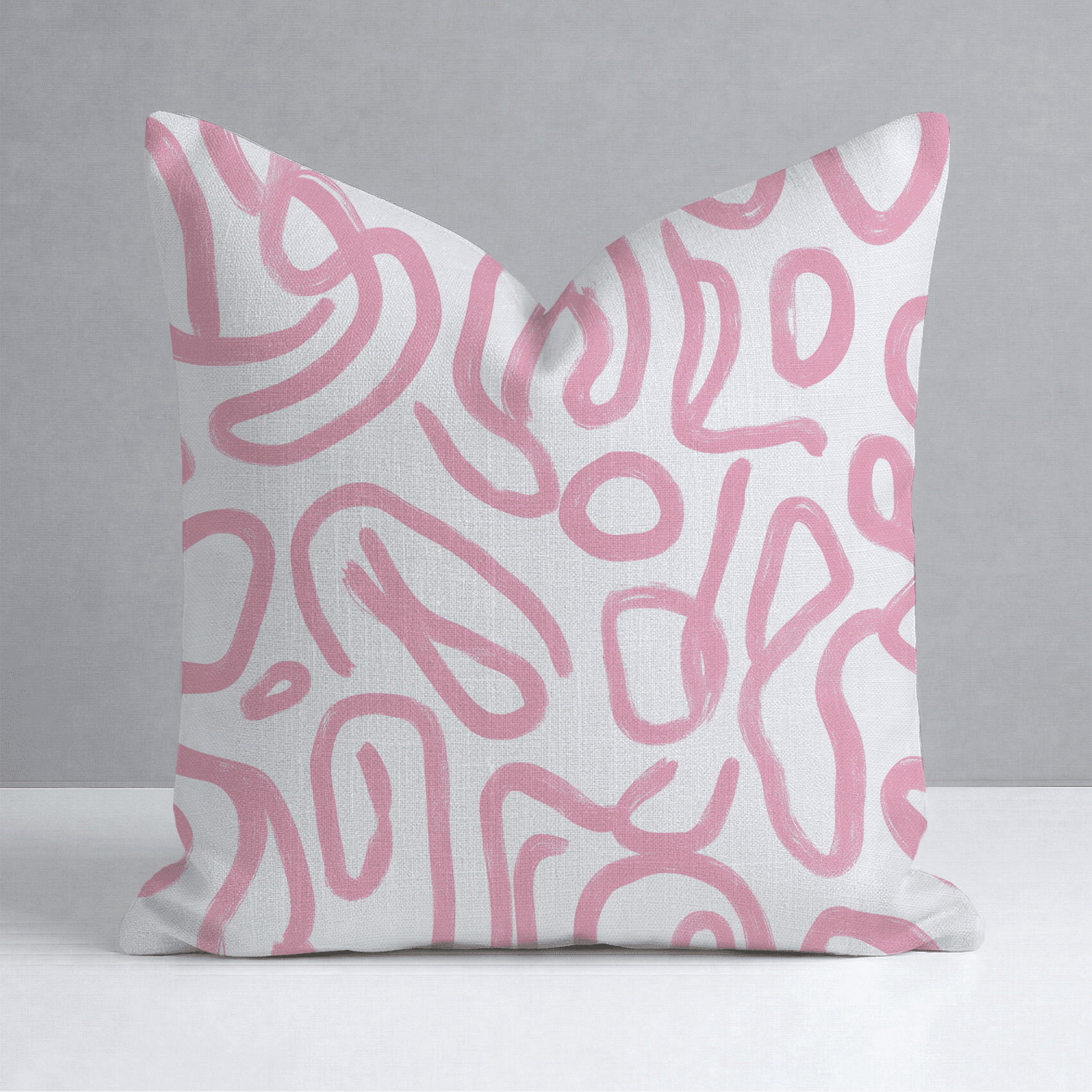 Pink Tangle Throw Pillow - Benton Lane Home - Lemon Park